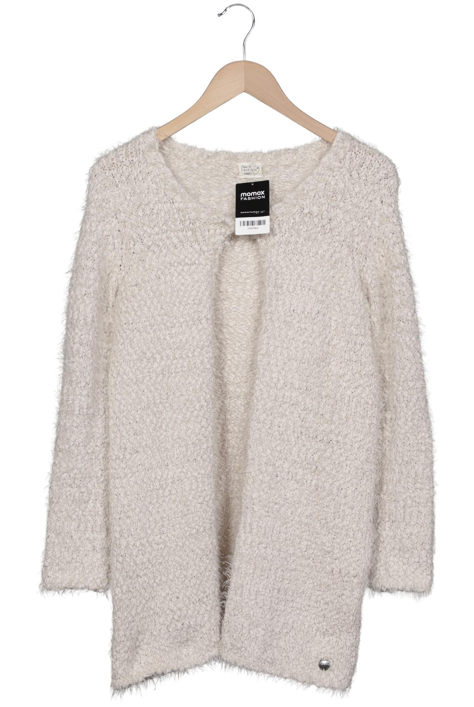 

Taifun Damen Strickjacke, weiß, Gr. 36