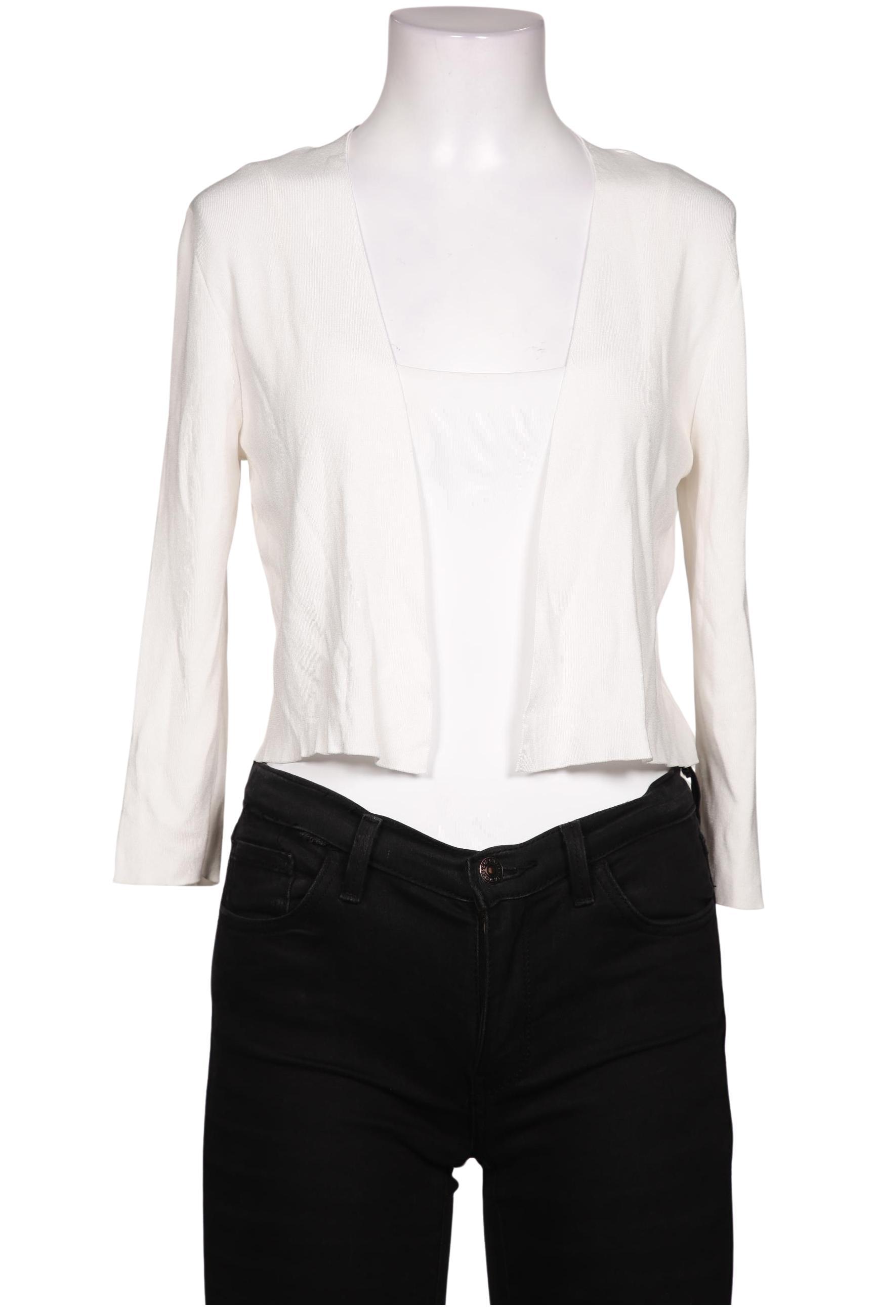 

Taifun Damen Strickjacke, weiß, Gr. 38