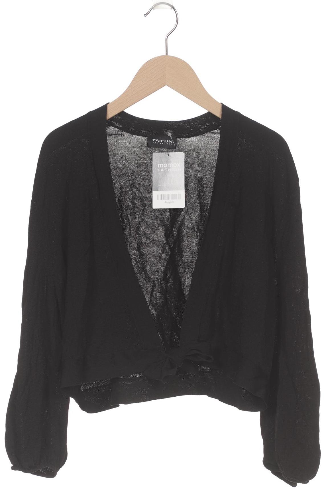 

Taifun Damen Strickjacke, schwarz, Gr. 42