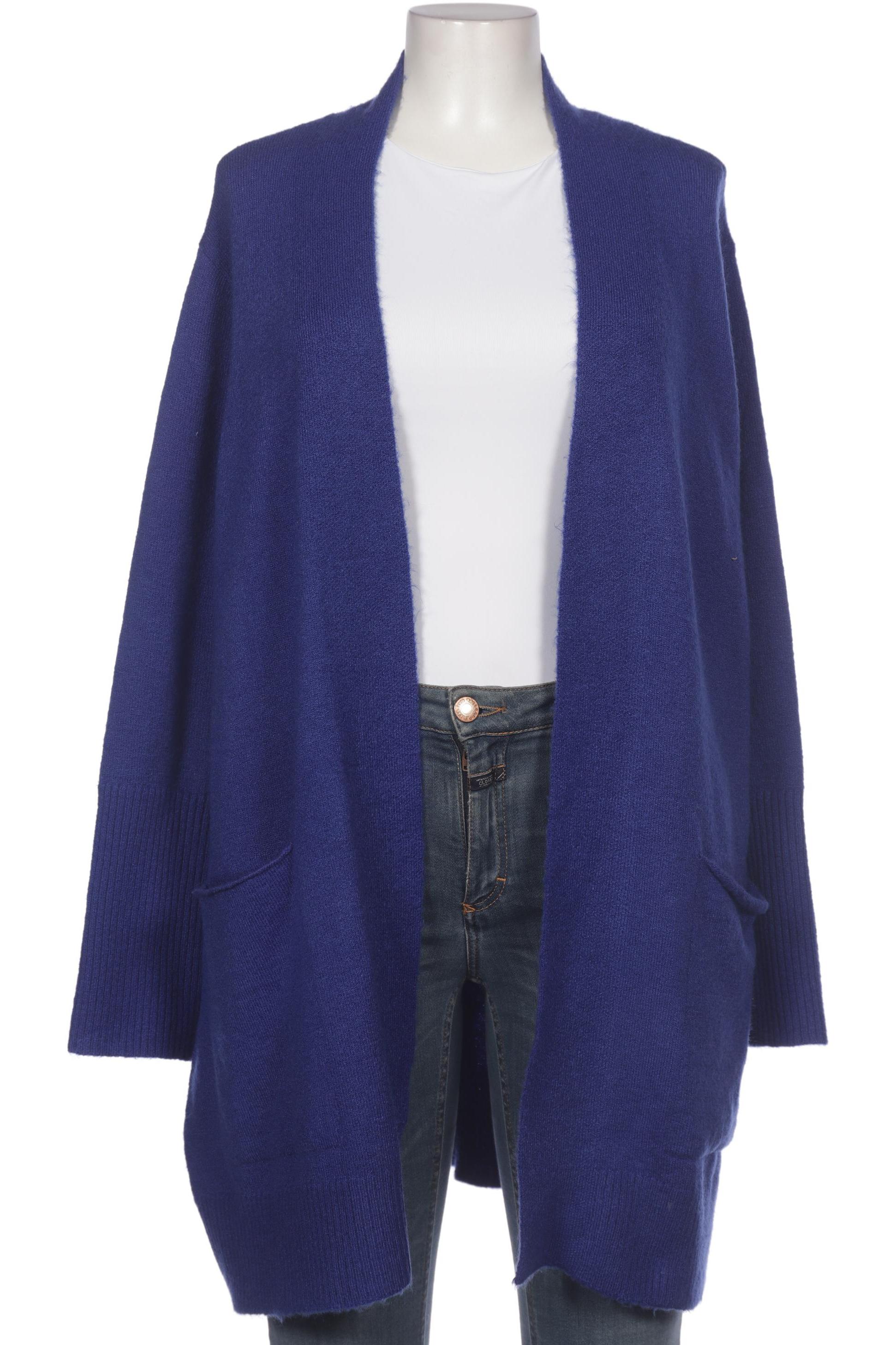 

Taifun Damen Strickjacke, blau, Gr. 44