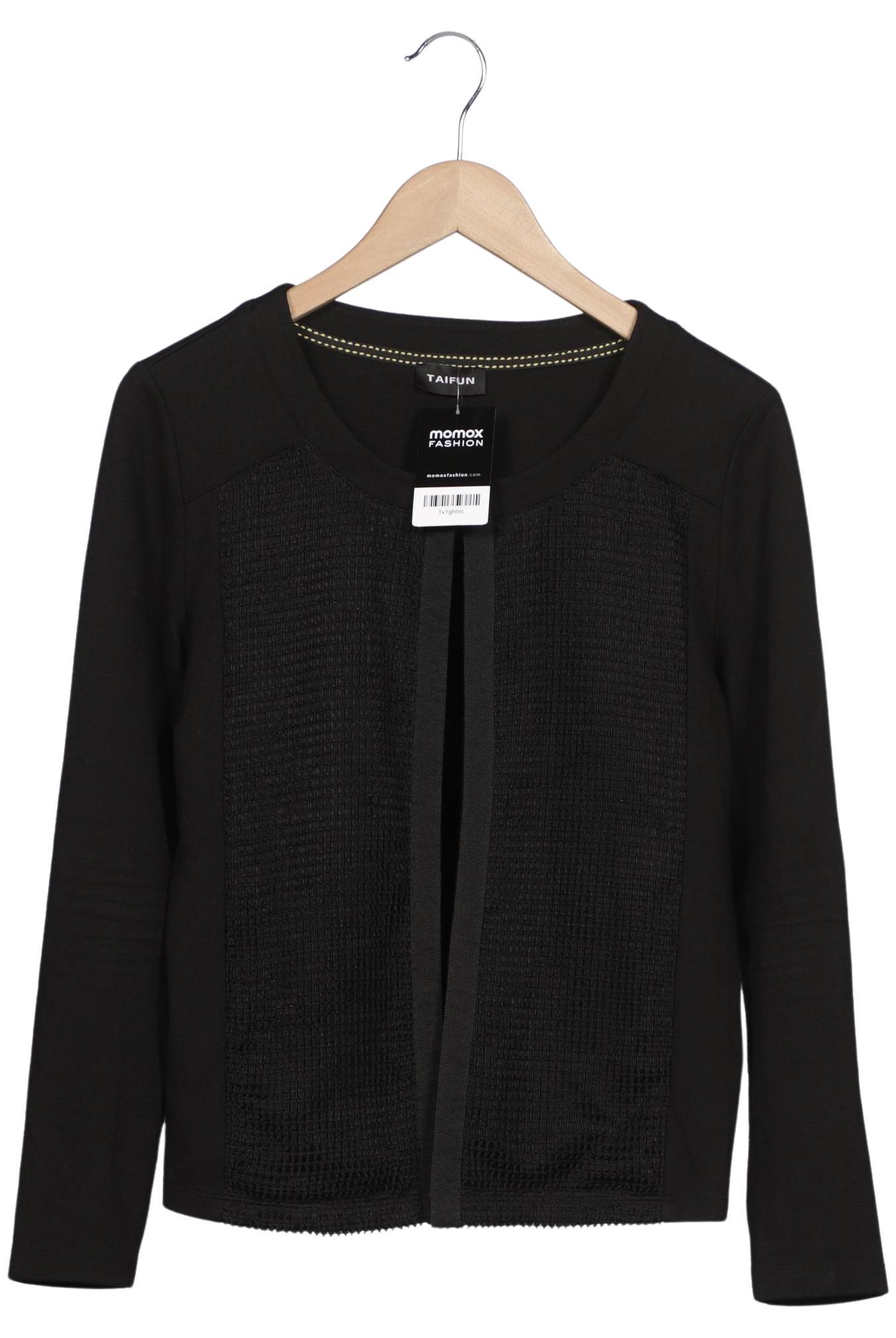 

Taifun Damen Strickjacke, schwarz, Gr. 42