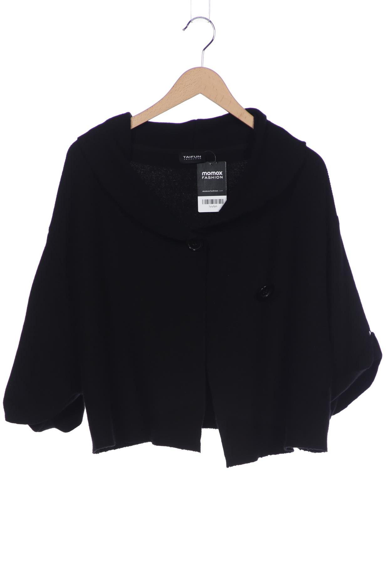 

Taifun Damen Strickjacke, schwarz, Gr. 38