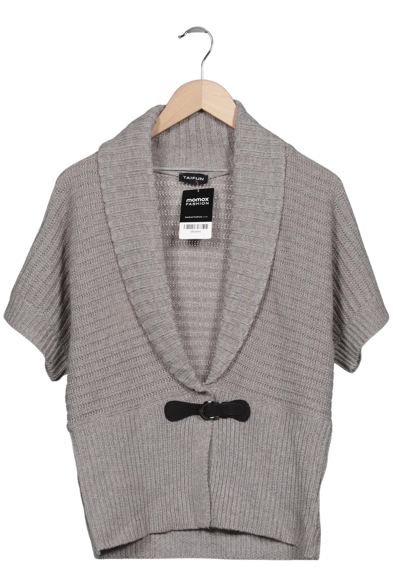 

Taifun Damen Strickjacke, grau, Gr. 42