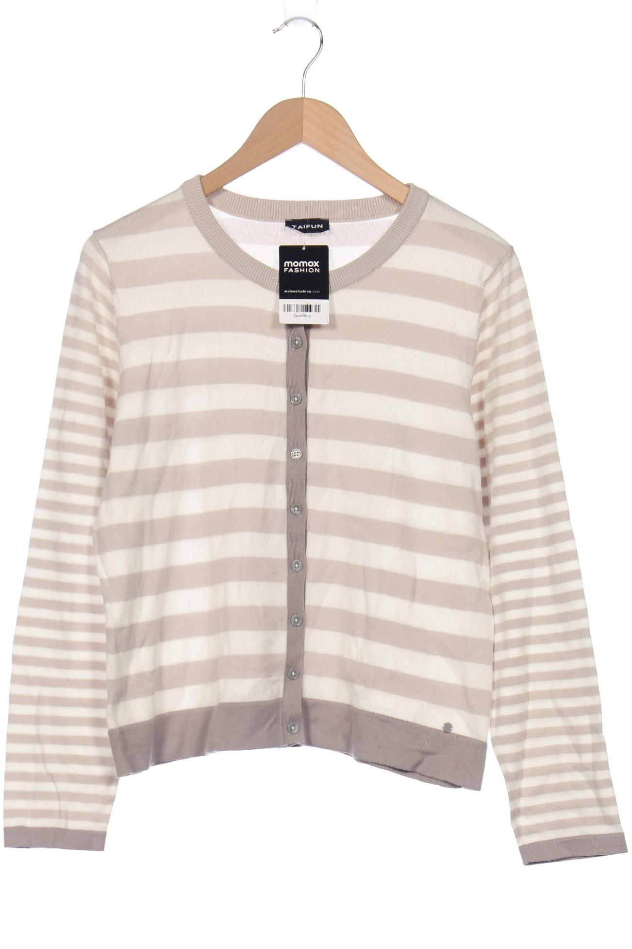 

Taifun Damen Strickjacke, beige, Gr. 38