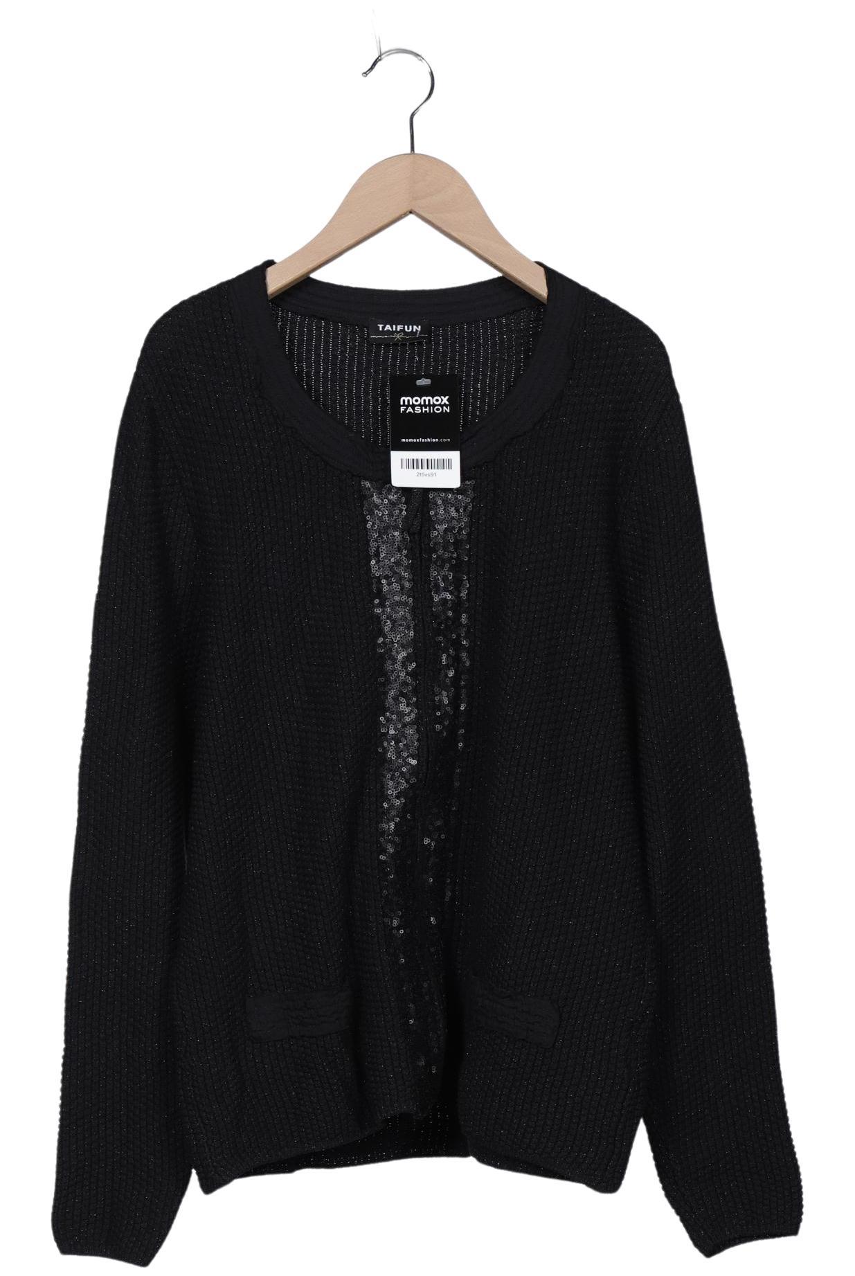 

Taifun Damen Strickjacke, schwarz, Gr. 44