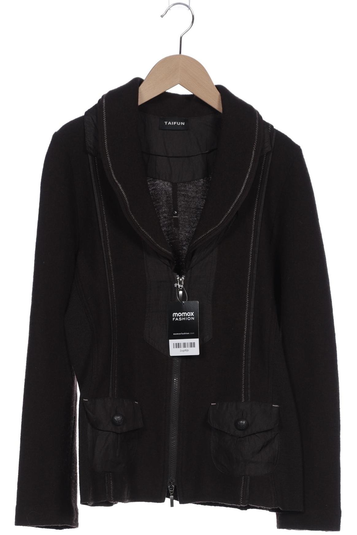 

Taifun Damen Strickjacke, braun, Gr. 40