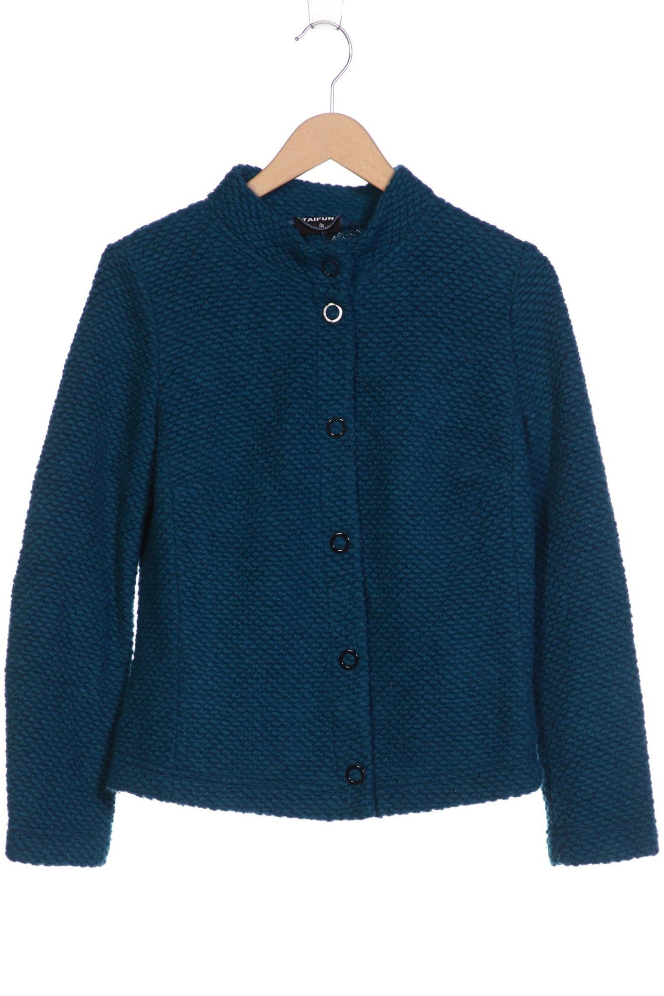 

Taifun Damen Strickjacke, türkis, Gr. 42