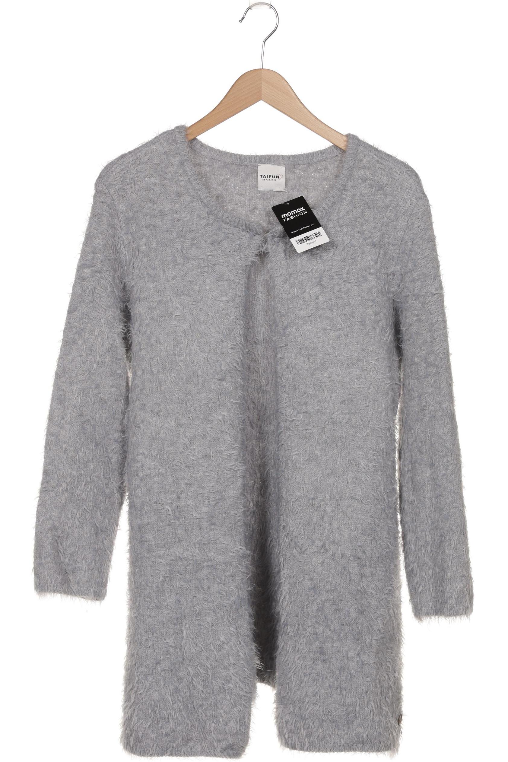 

Taifun Damen Strickjacke, grau, Gr. 42