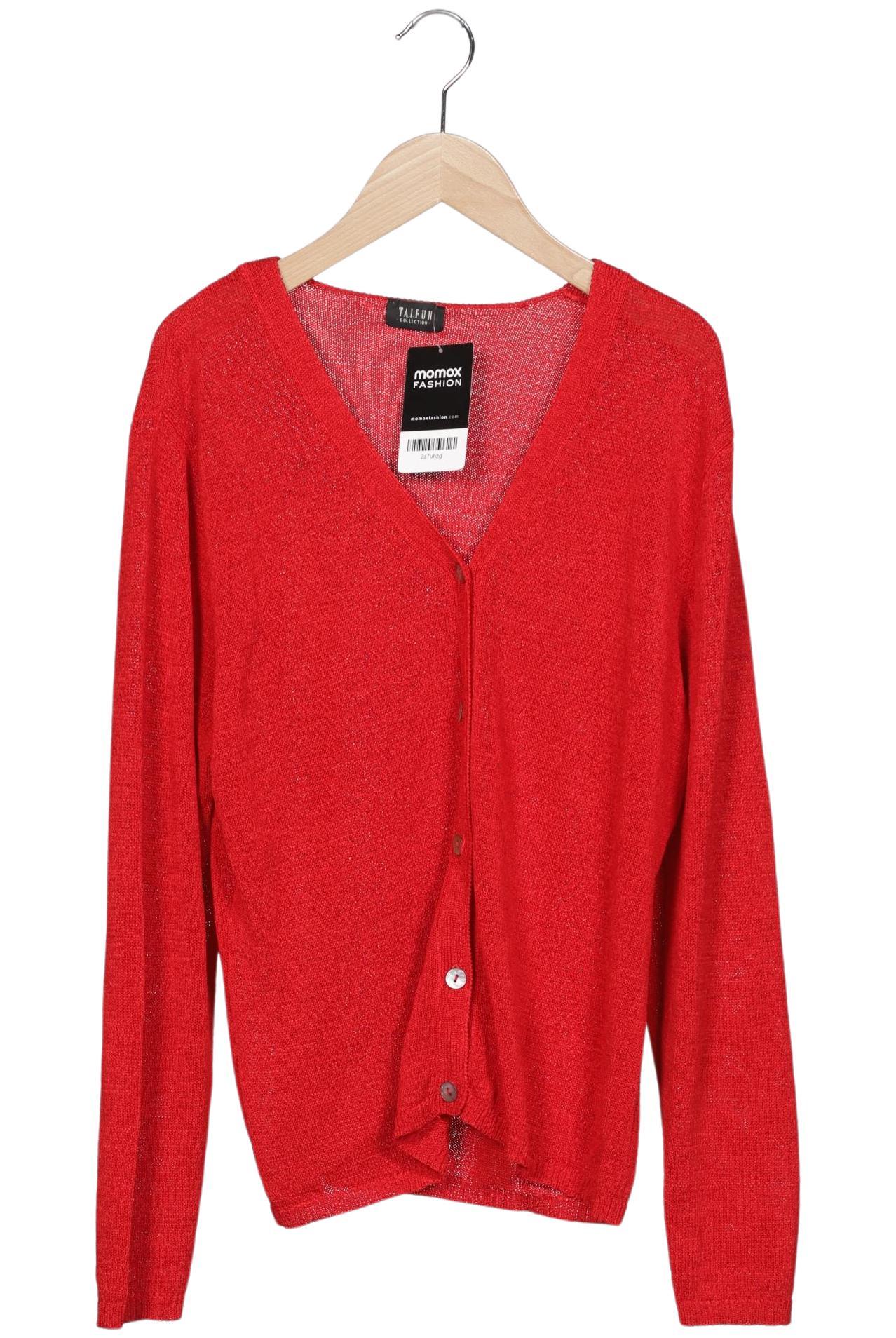 

Taifun Damen Strickjacke, rot, Gr. 38