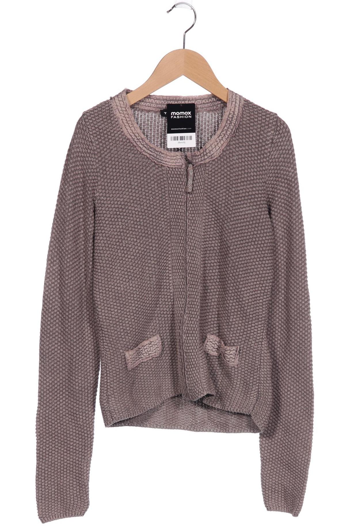 

Taifun Damen Strickjacke, braun, Gr. 36