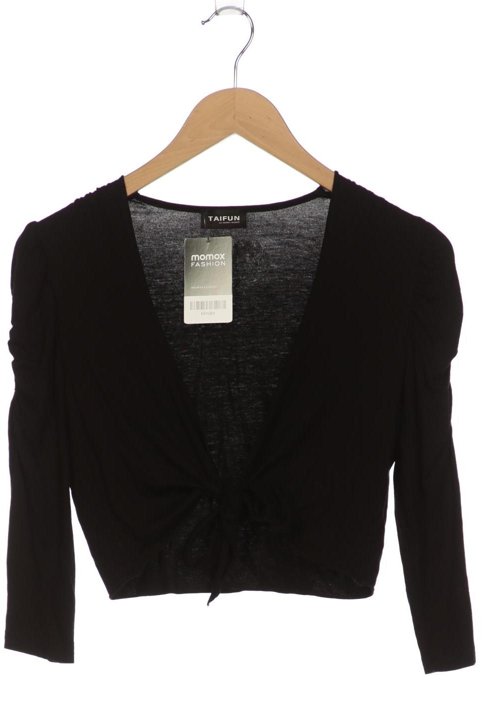 

Taifun Damen Strickjacke, schwarz, Gr. 36