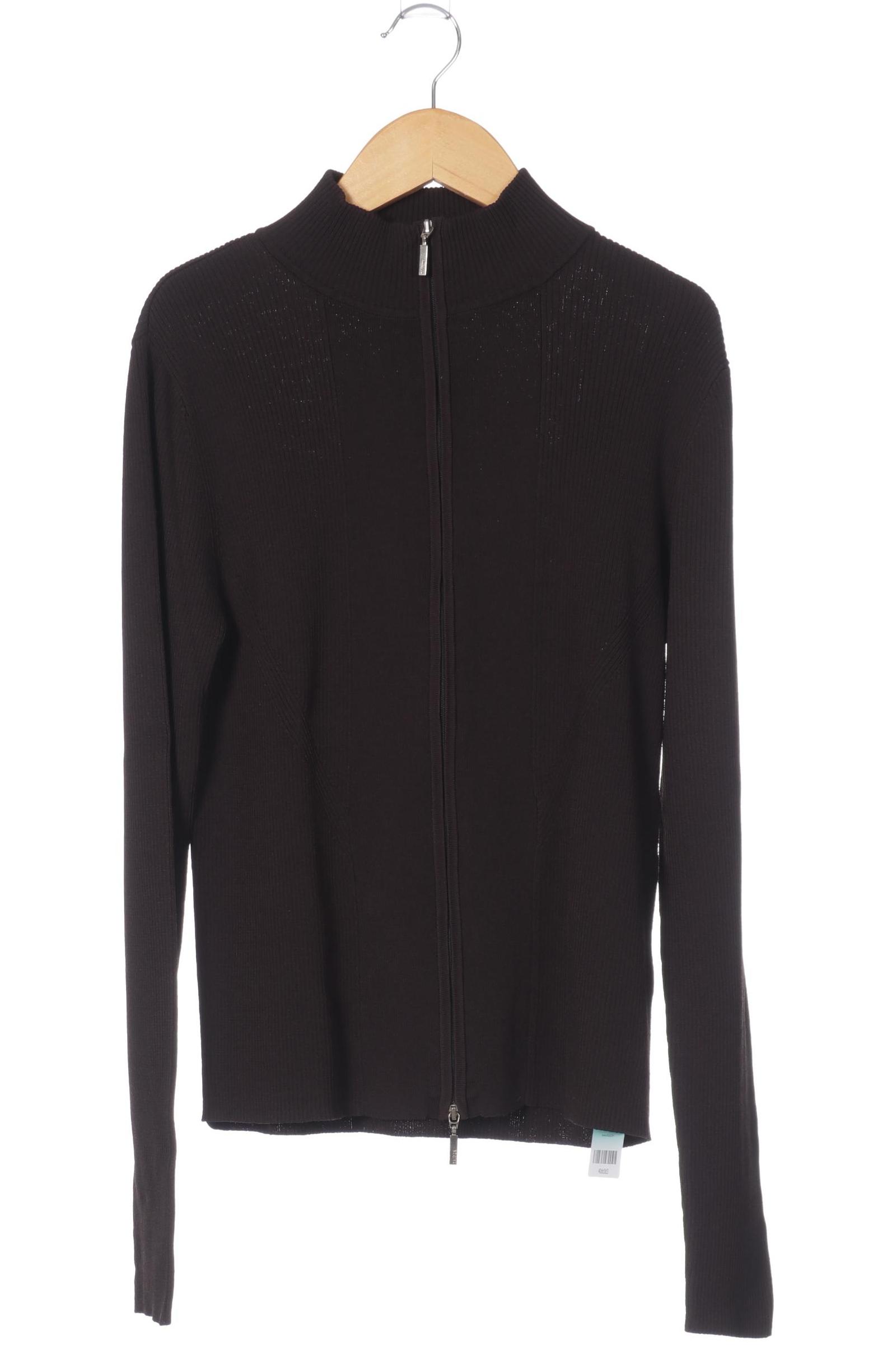 

Taifun Damen Strickjacke, braun, Gr. 34