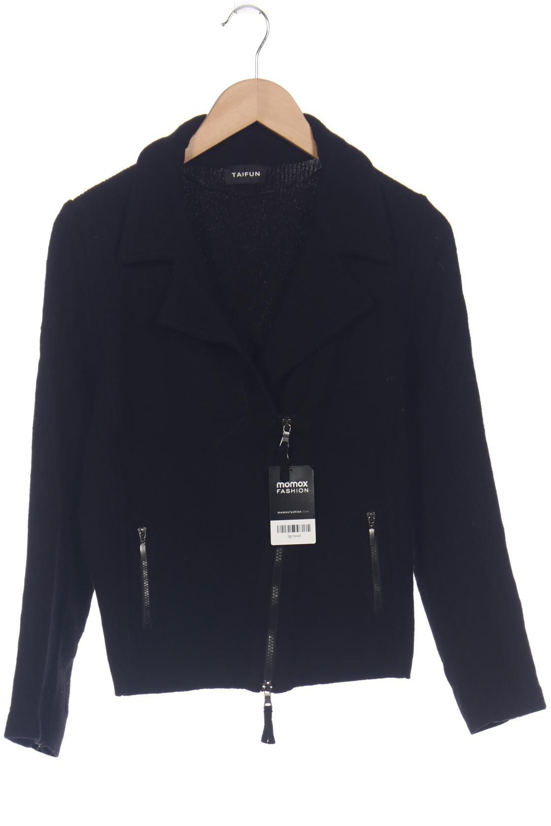 

Taifun Damen Strickjacke, schwarz, Gr. 42