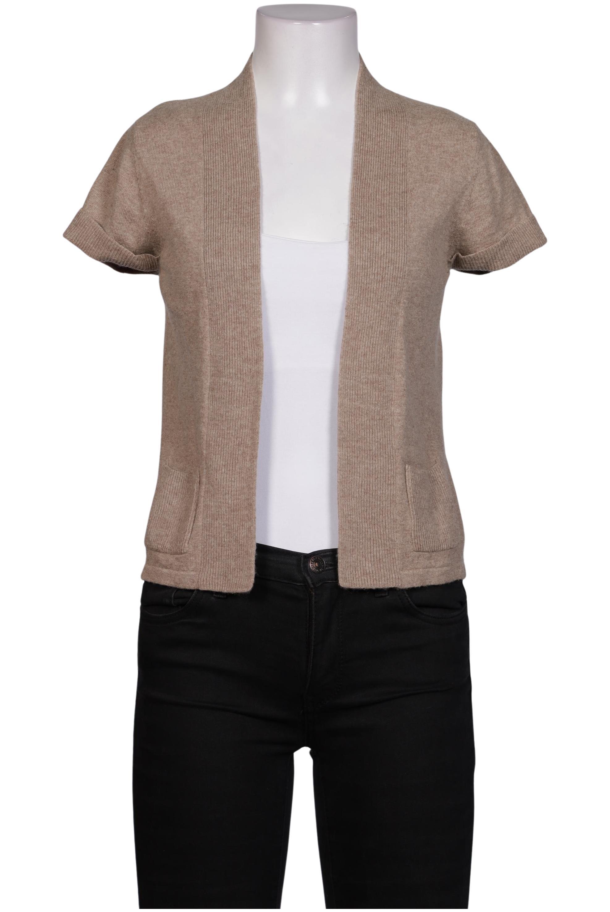 

Taifun Damen Strickjacke, beige, Gr. 36