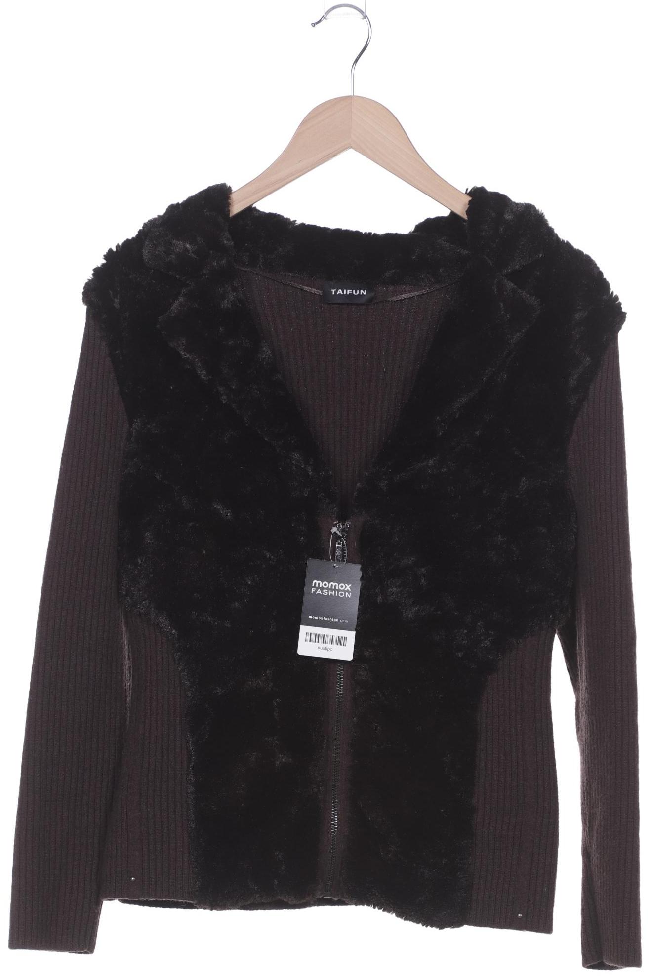 

Taifun Damen Strickjacke, braun, Gr. 42