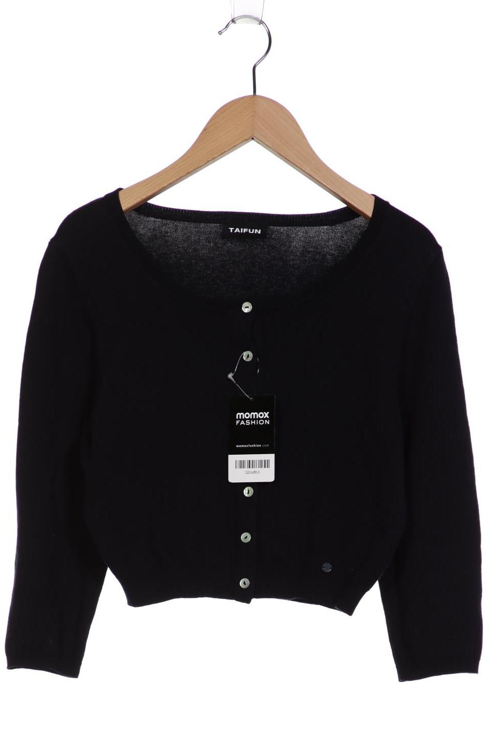 

Taifun Damen Strickjacke, marineblau, Gr. 32