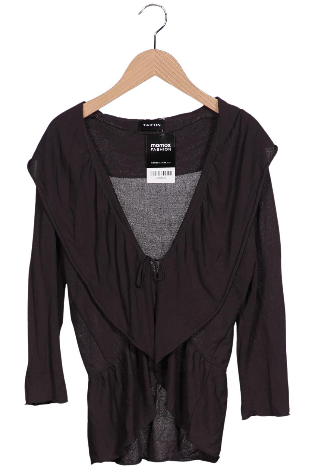 

Taifun Damen Strickjacke, grau, Gr. 40