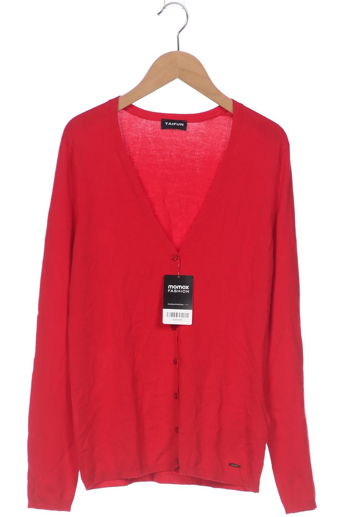 

Taifun Damen Strickjacke, rot, Gr. 36