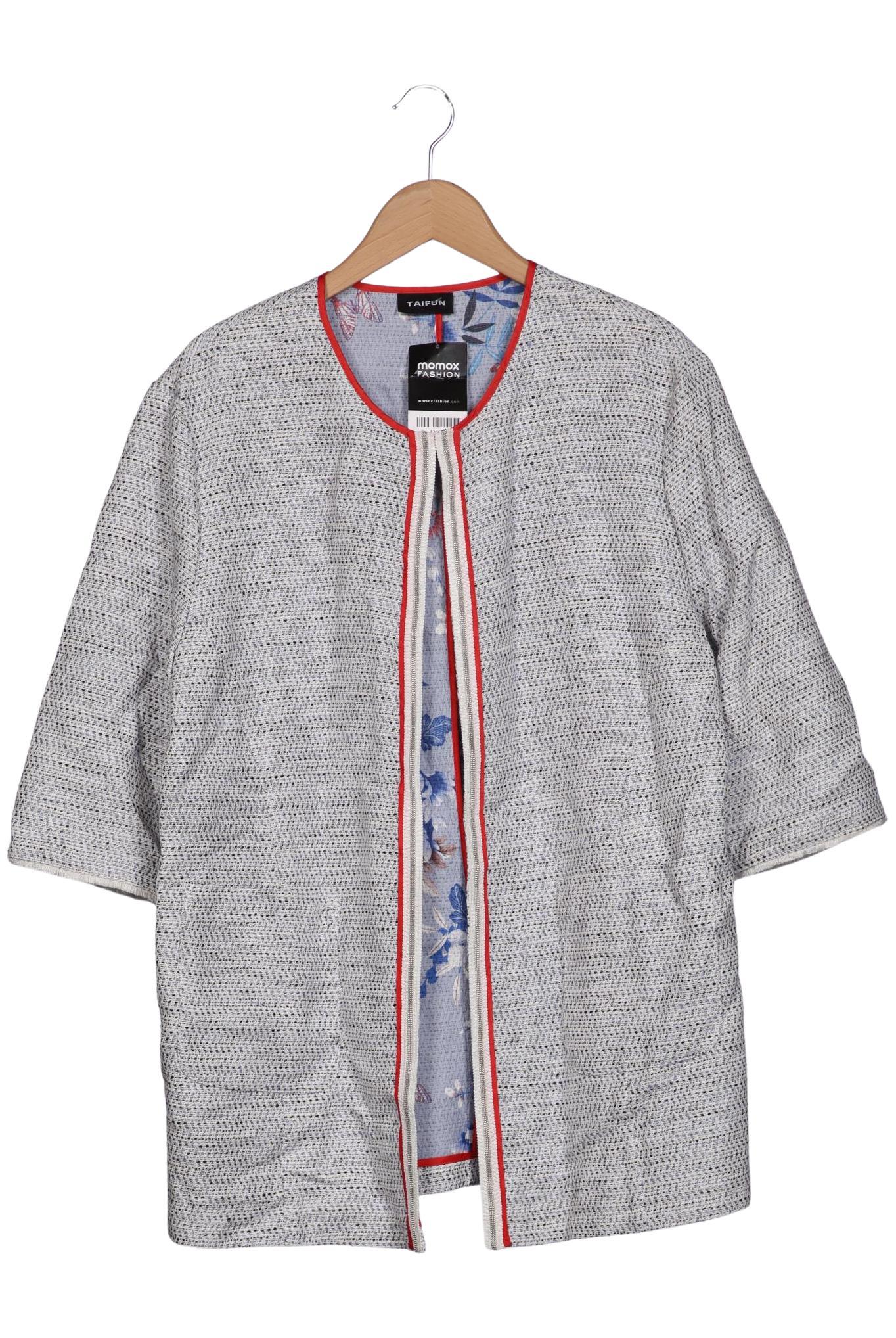 

Taifun Damen Strickjacke, grau, Gr. 44