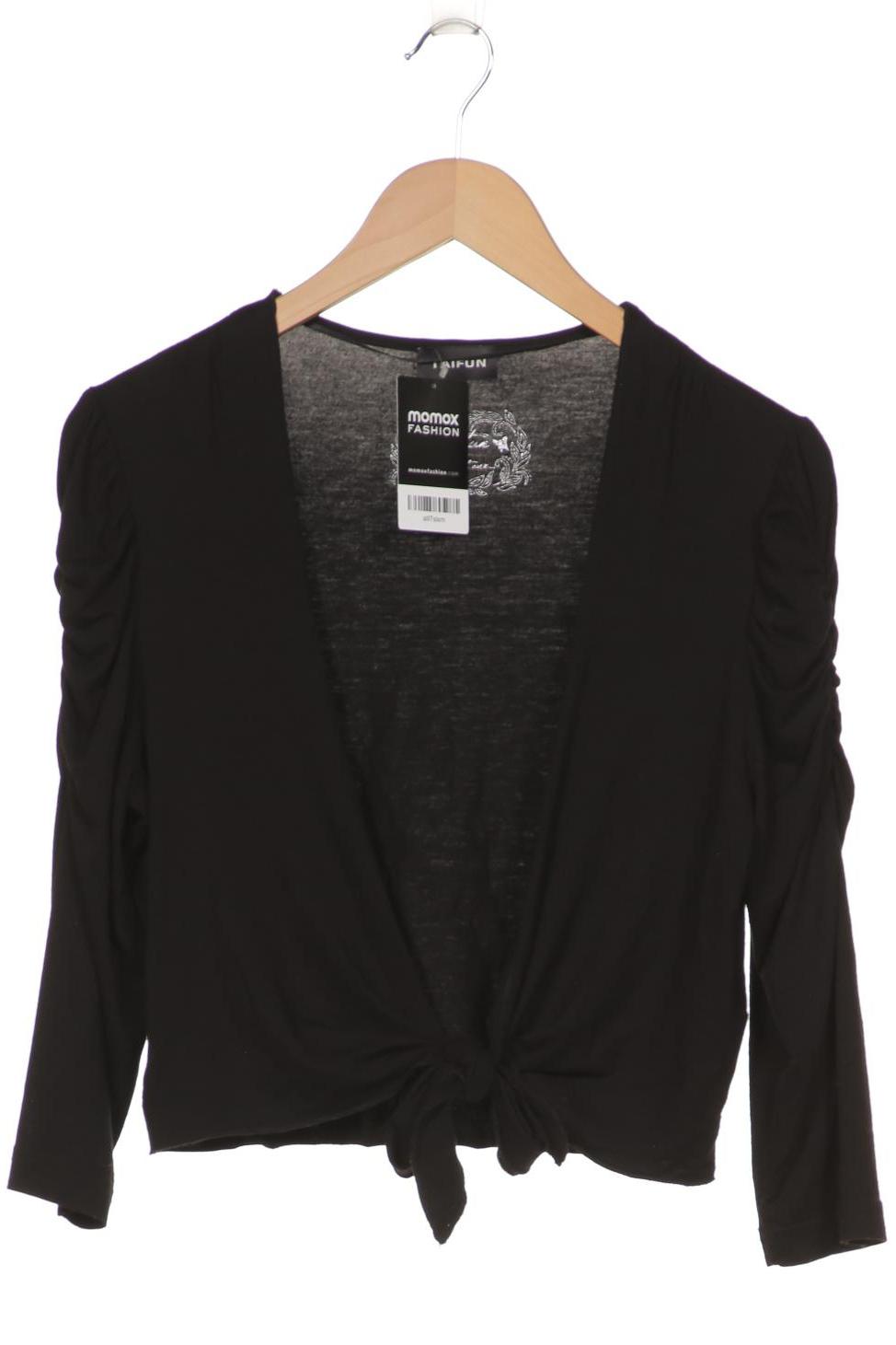 

Taifun Damen Strickjacke, schwarz, Gr. 42