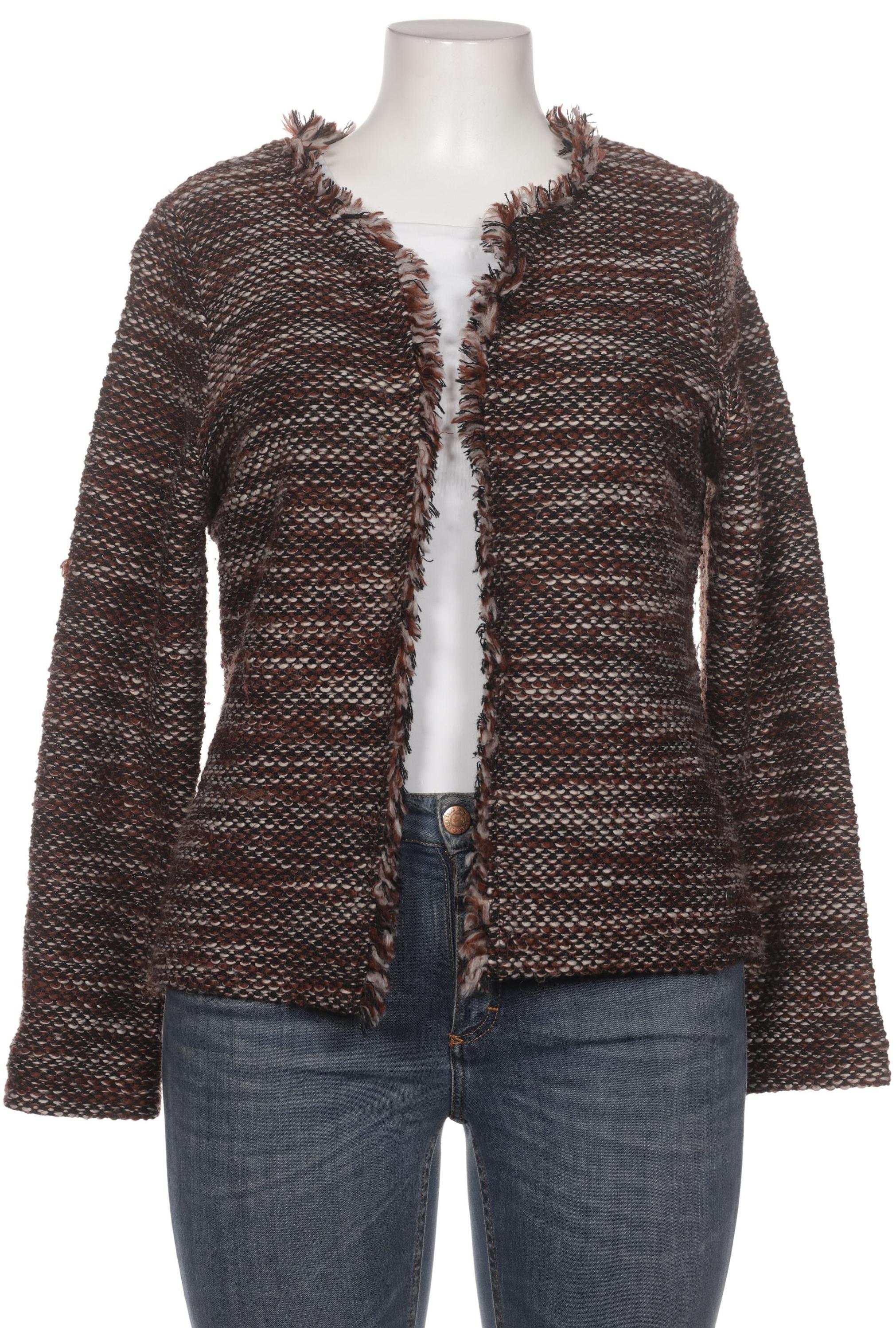 

Taifun Damen Strickjacke, braun, Gr. 42