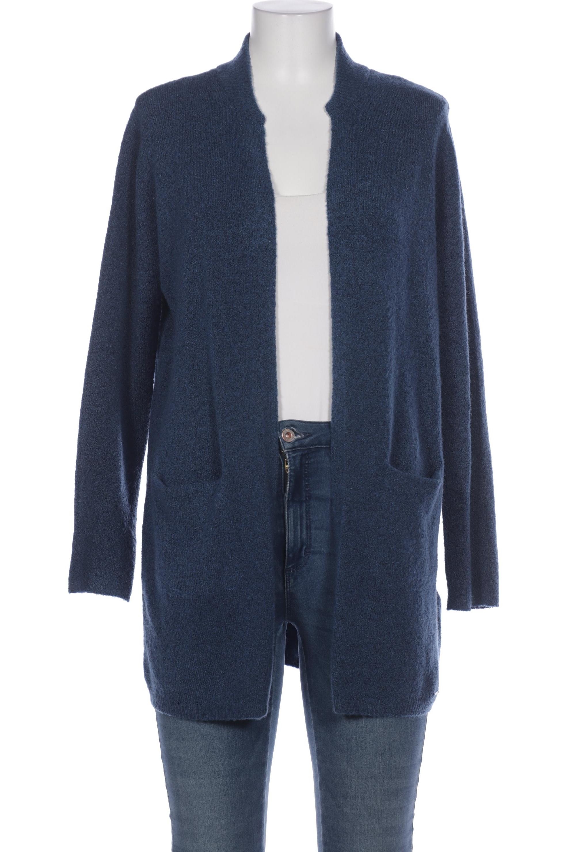 

Taifun Damen Strickjacke, blau, Gr. 38