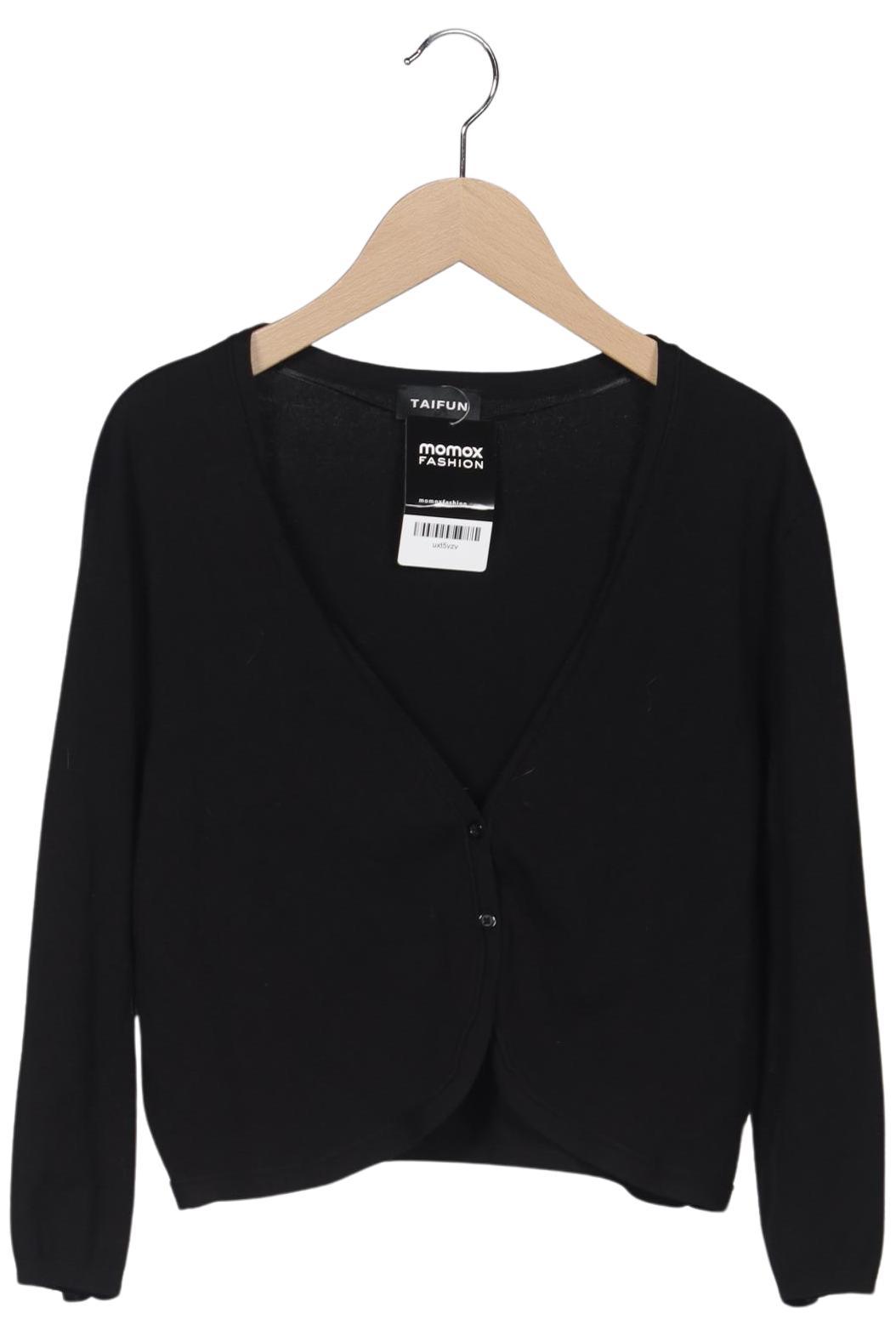 

Taifun Damen Strickjacke, schwarz, Gr. 44