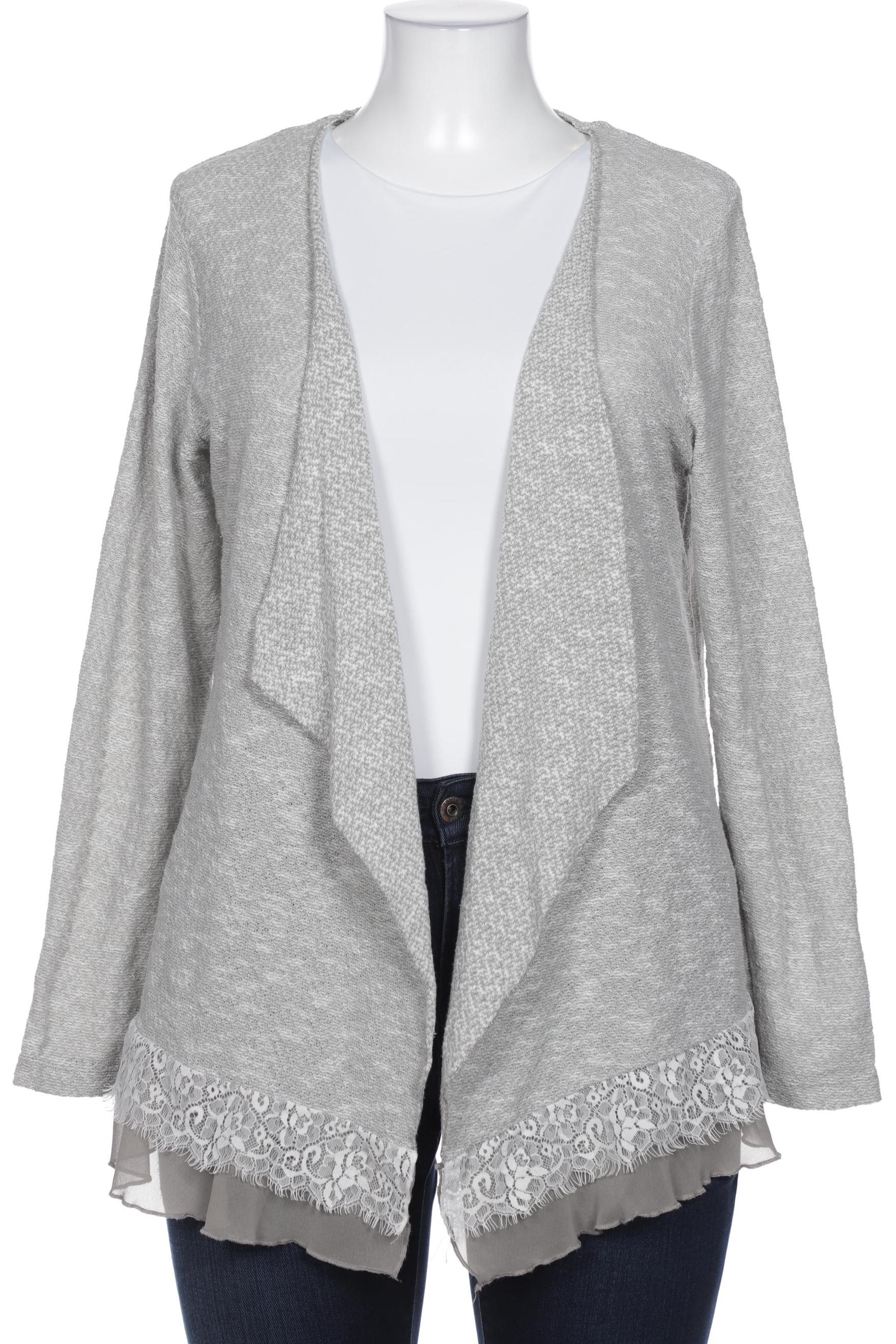 

Taifun Damen Strickjacke, grau, Gr. 44