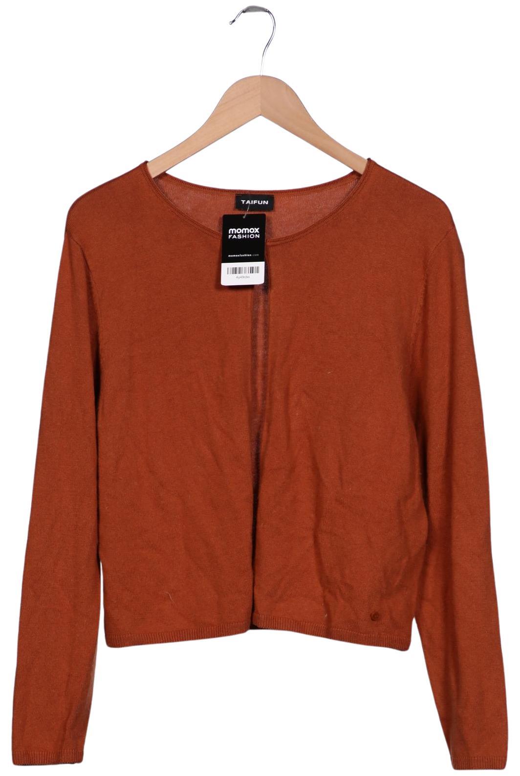 

Taifun Damen Strickjacke, braun, Gr. 46