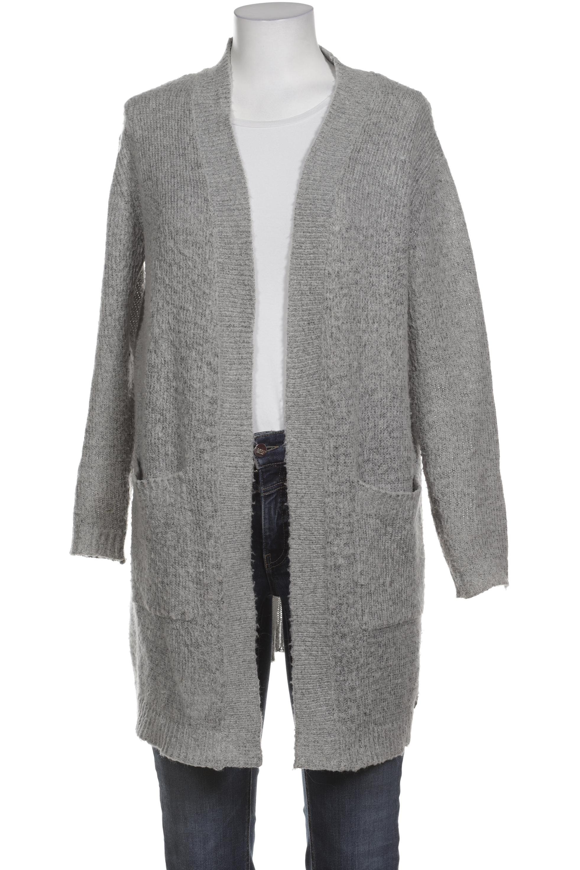 

Taifun Damen Strickjacke, grau, Gr. 40