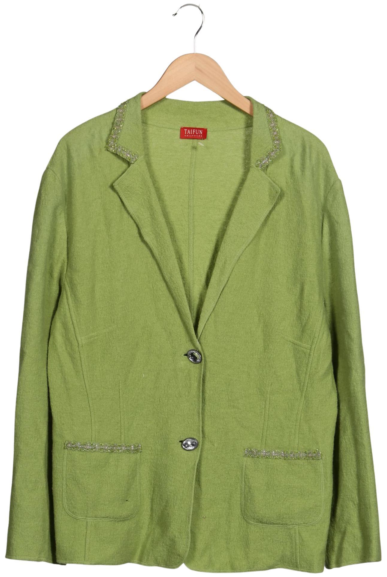 

Taifun Damen Strickjacke, grün, Gr. 46