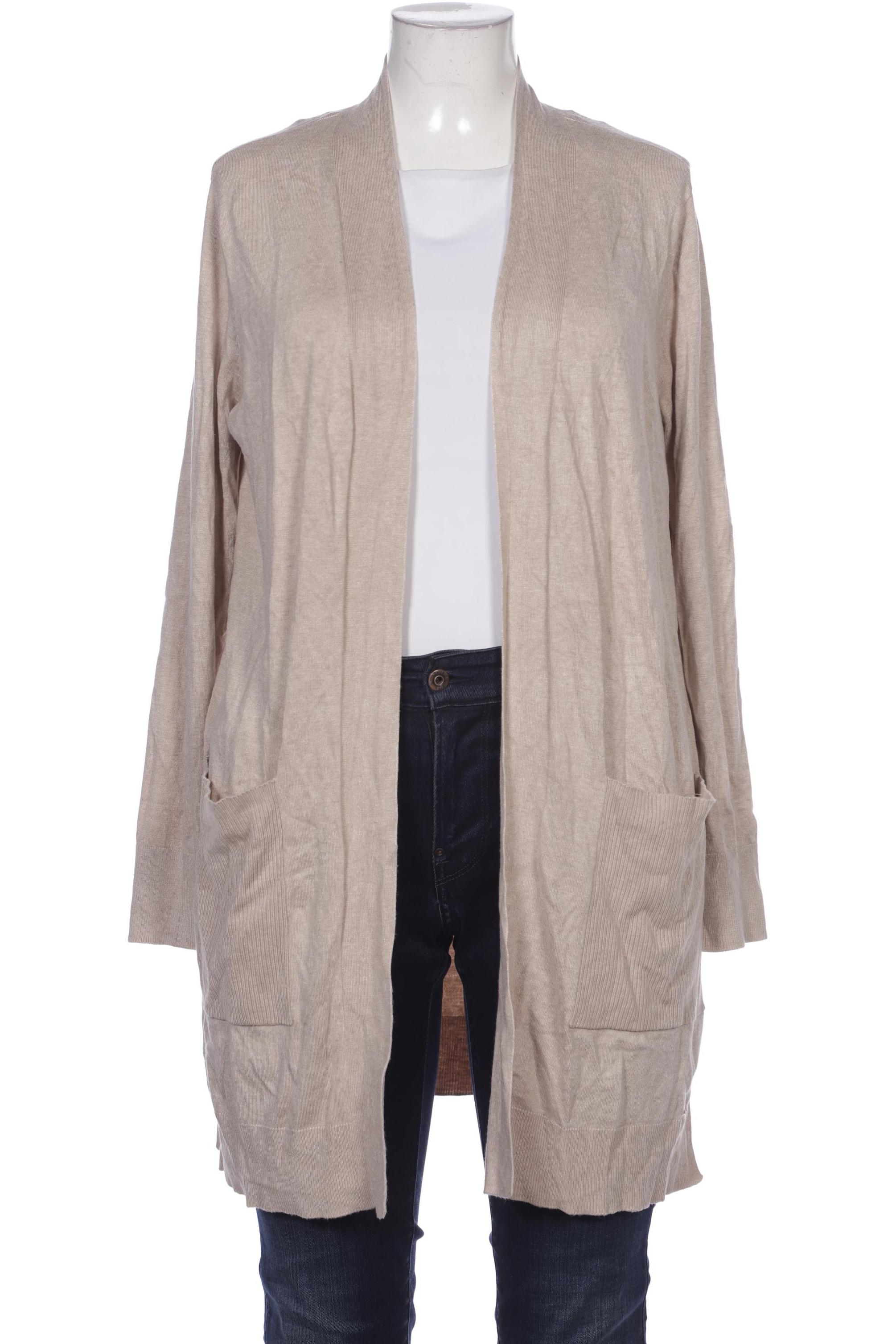 

Taifun Damen Strickjacke, beige, Gr. 42