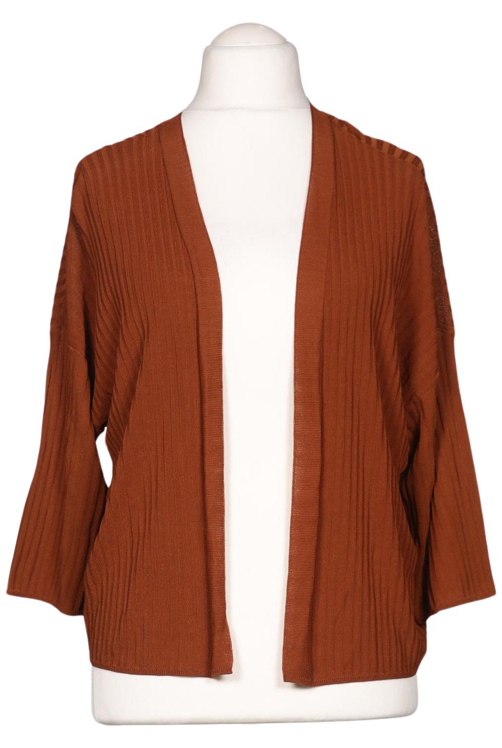 

Taifun Damen Strickjacke, braun, Gr. 44