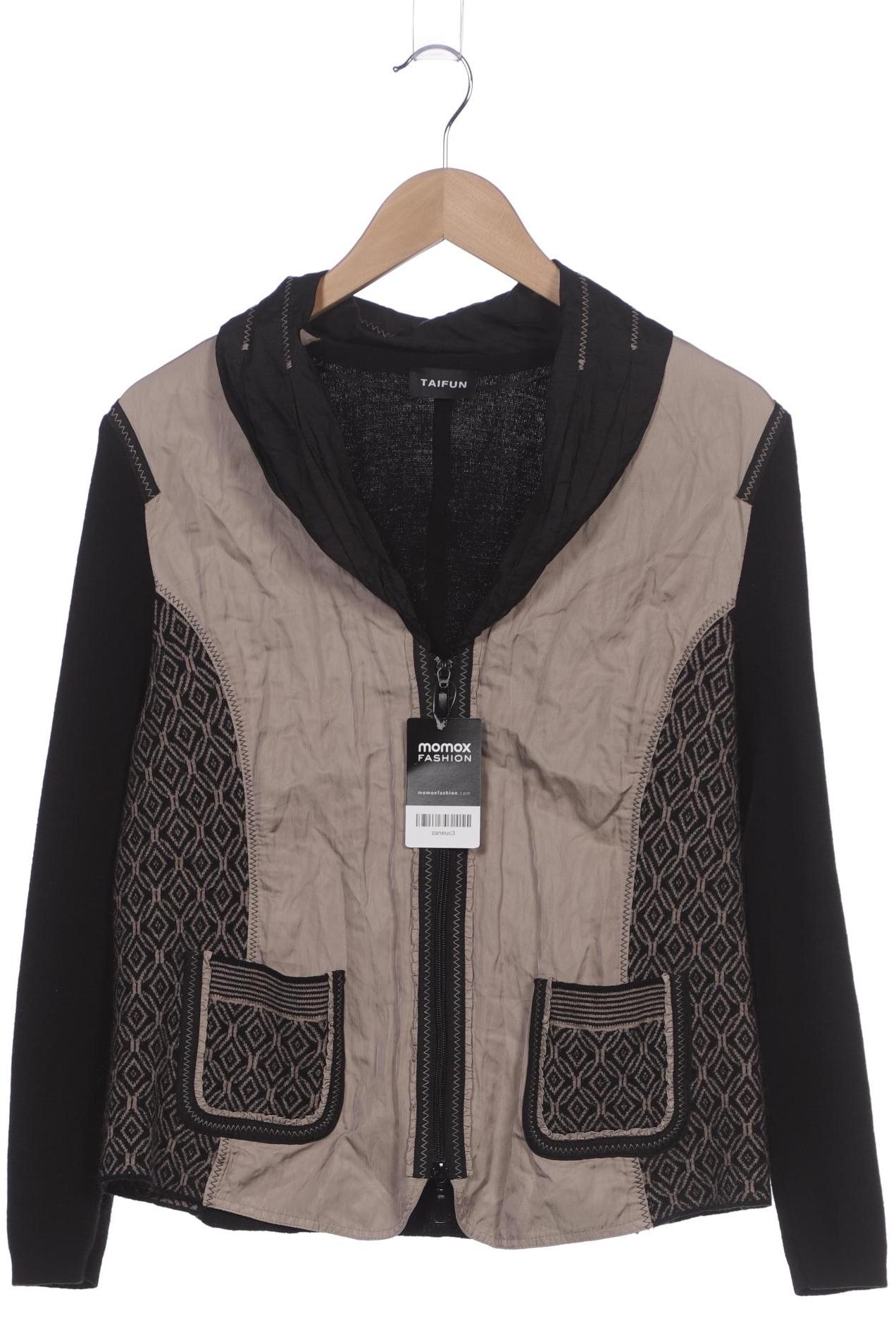 

Taifun Damen Strickjacke, schwarz, Gr. 44