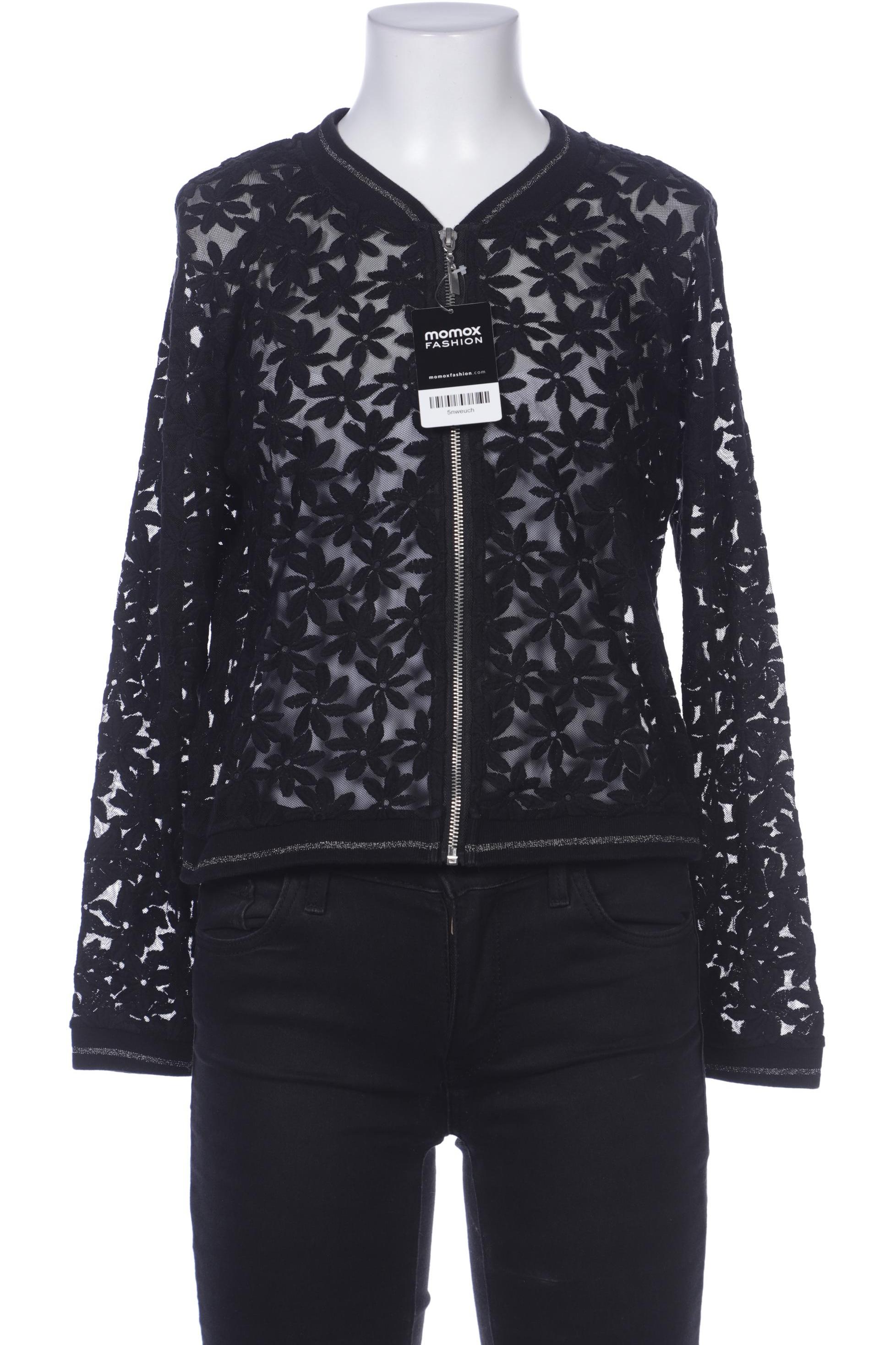 

Taifun Damen Strickjacke, schwarz, Gr. 42