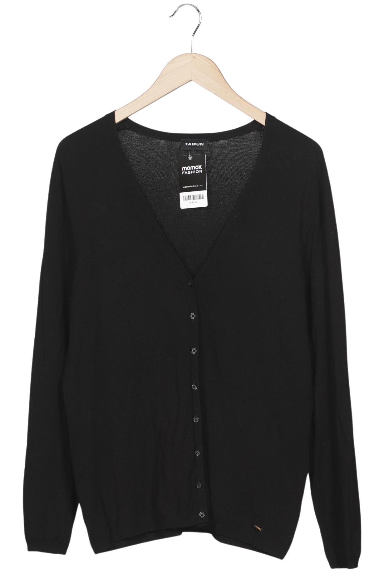 

Taifun Damen Strickjacke, schwarz, Gr. 42