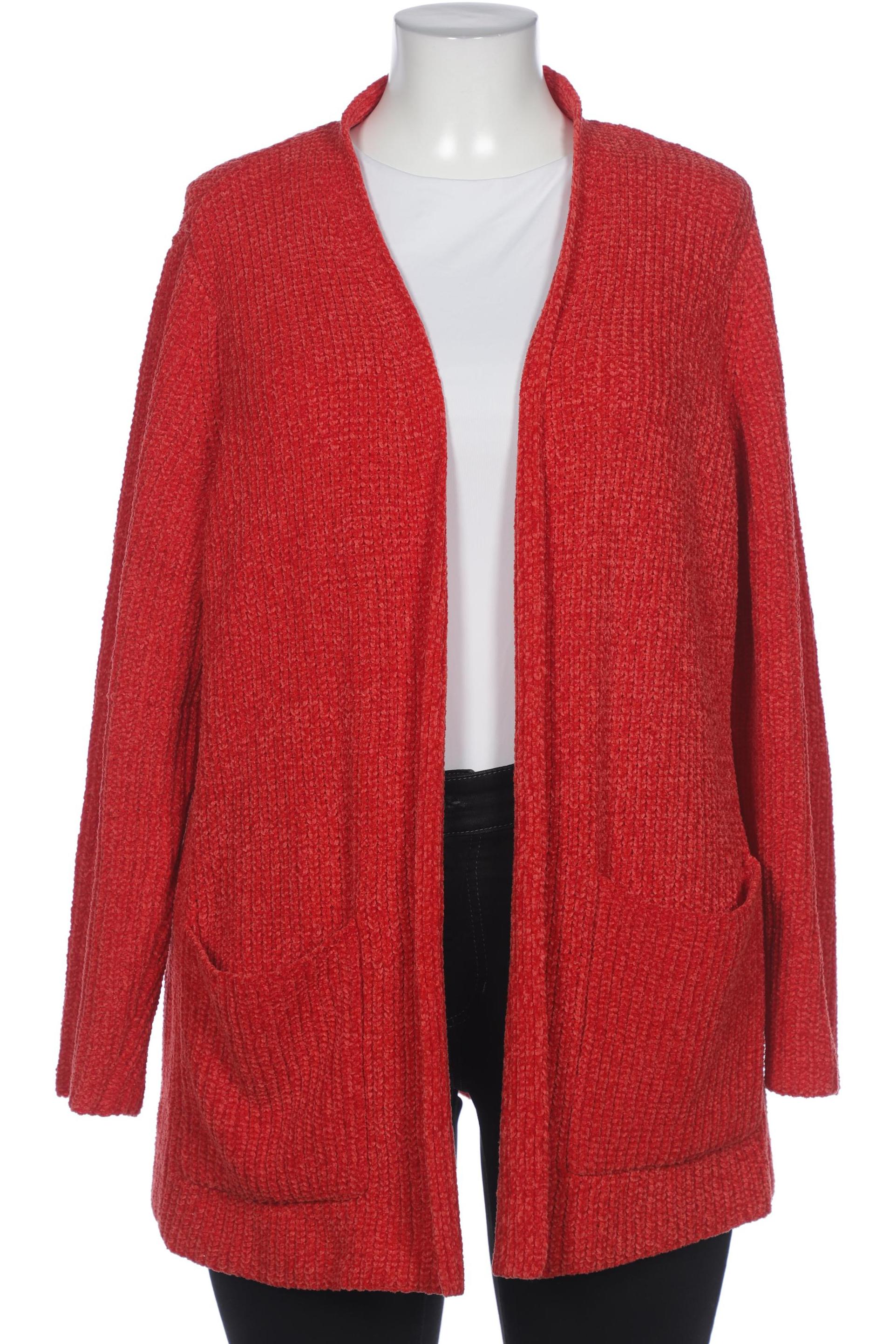 

Taifun Damen Strickjacke, rot, Gr. 44