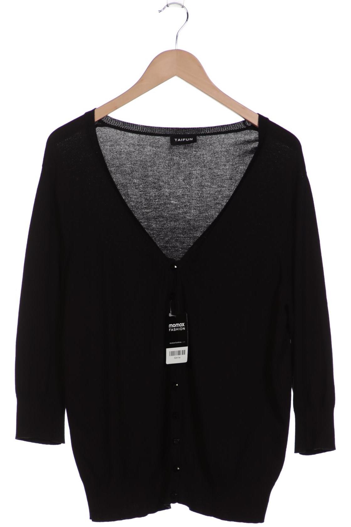 

Taifun Damen Strickjacke, schwarz, Gr. 42