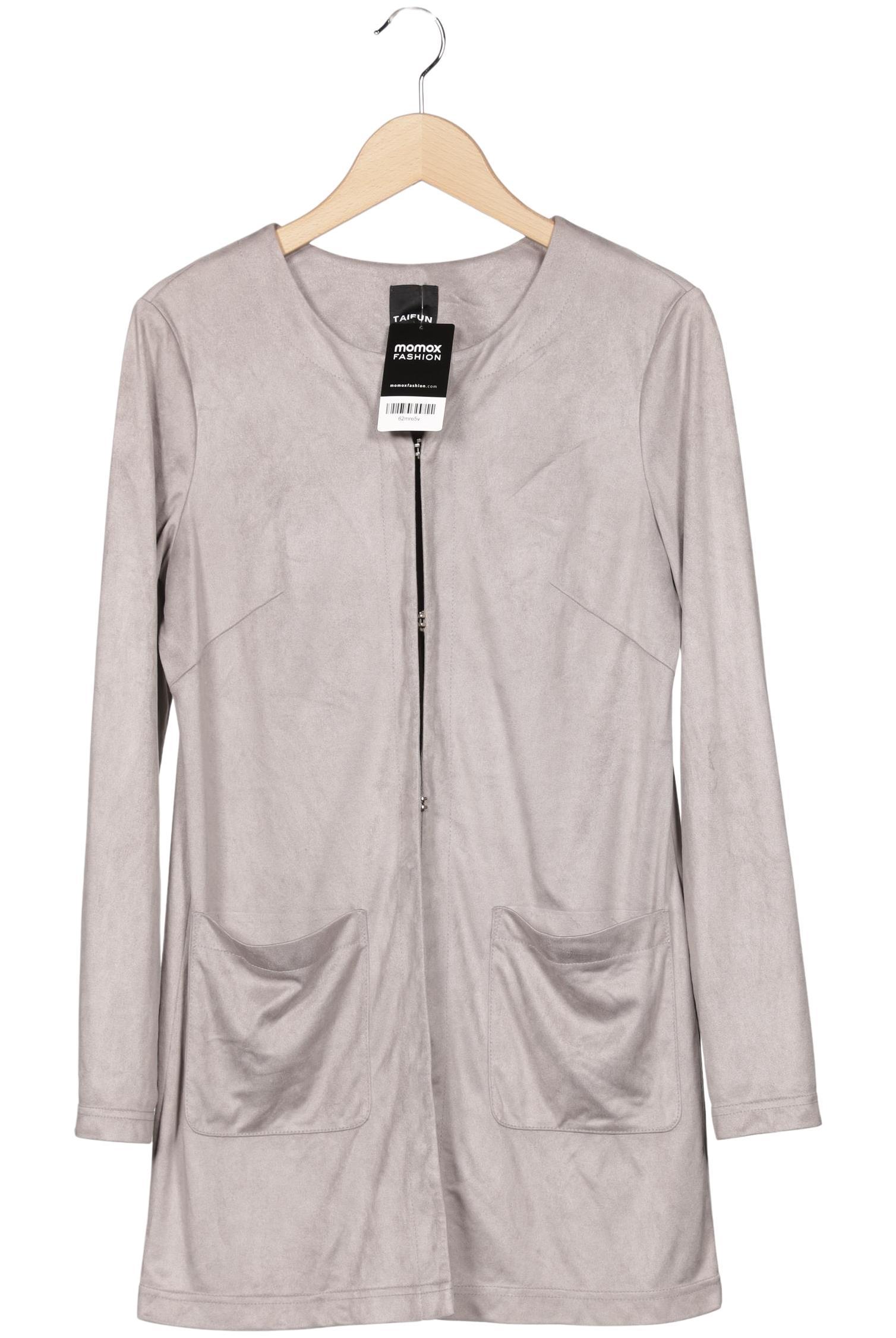 

Taifun Damen Strickjacke, grau, Gr. 38