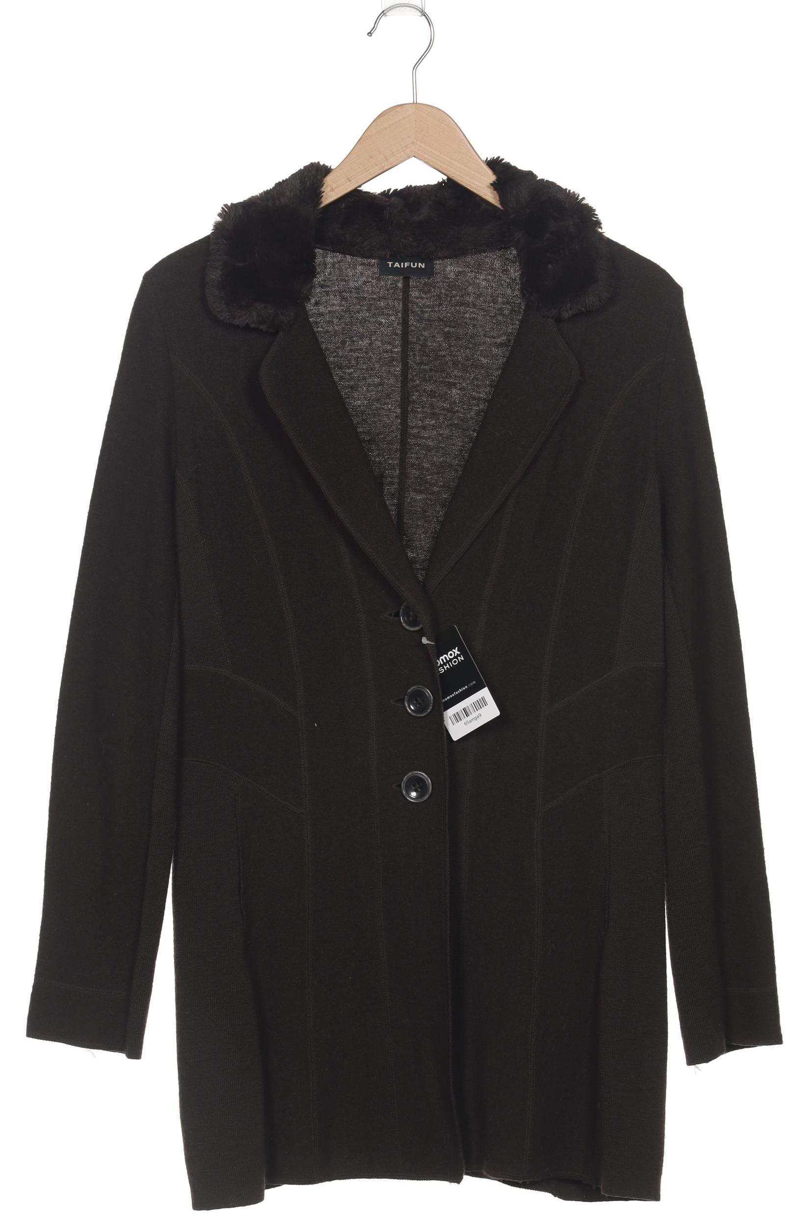 

Taifun Damen Strickjacke, braun, Gr. 42
