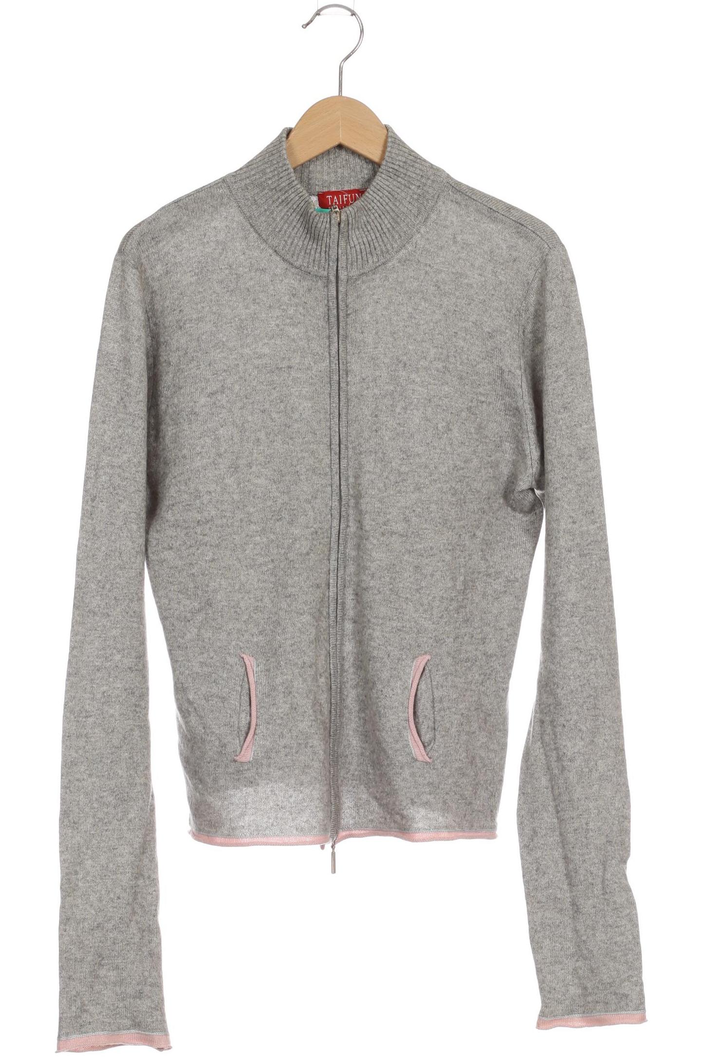 

Taifun Damen Strickjacke, grau, Gr. 36