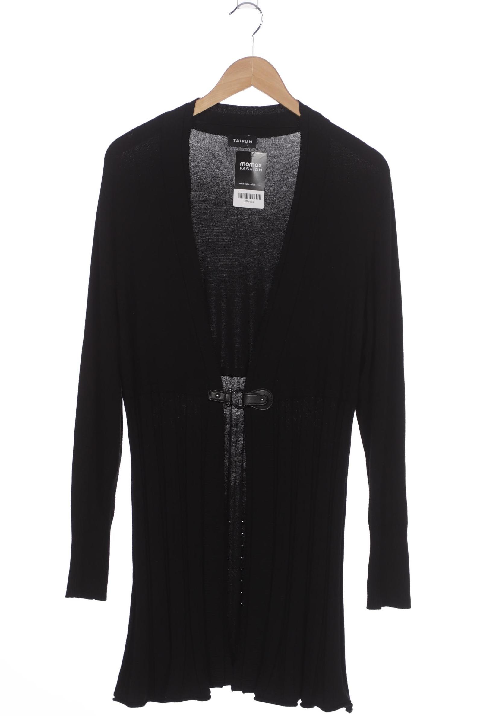 

Taifun Damen Strickjacke, schwarz, Gr. 42