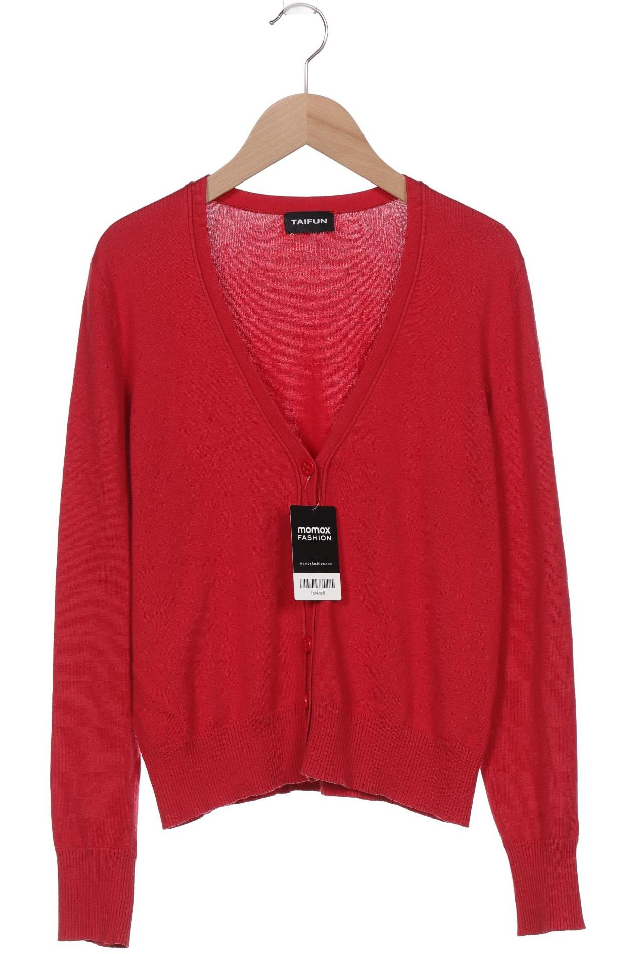 

Taifun Damen Strickjacke, rot, Gr. 38