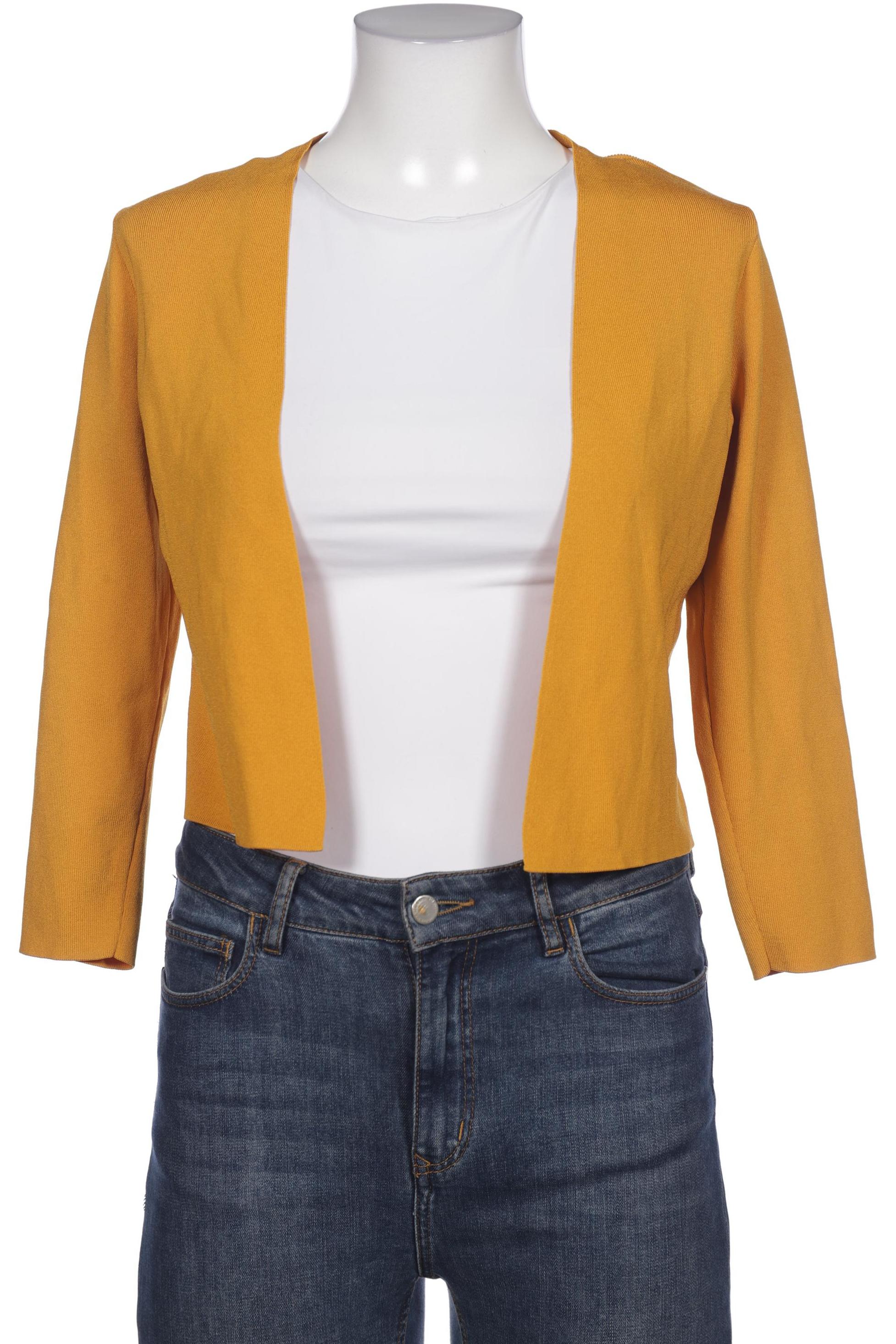 

Taifun Damen Strickjacke, orange, Gr. 36