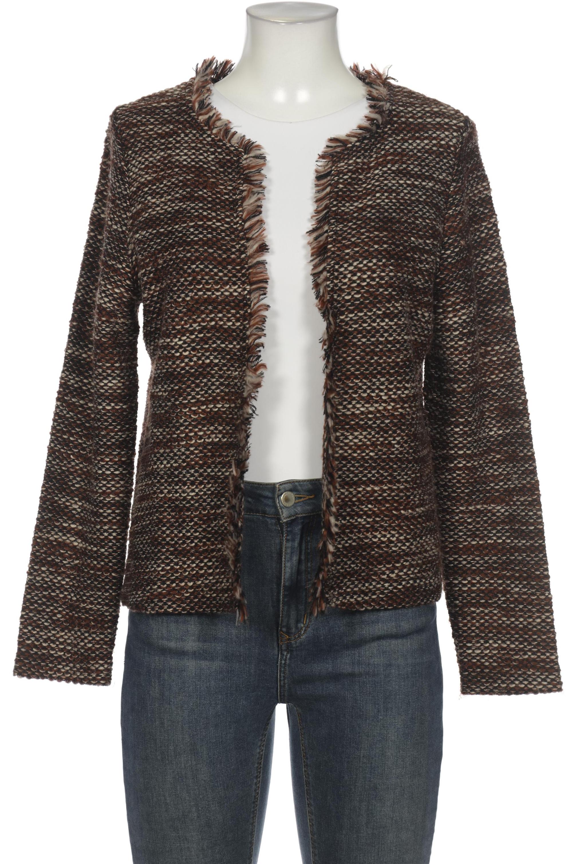 

Taifun Damen Strickjacke, braun, Gr. 38