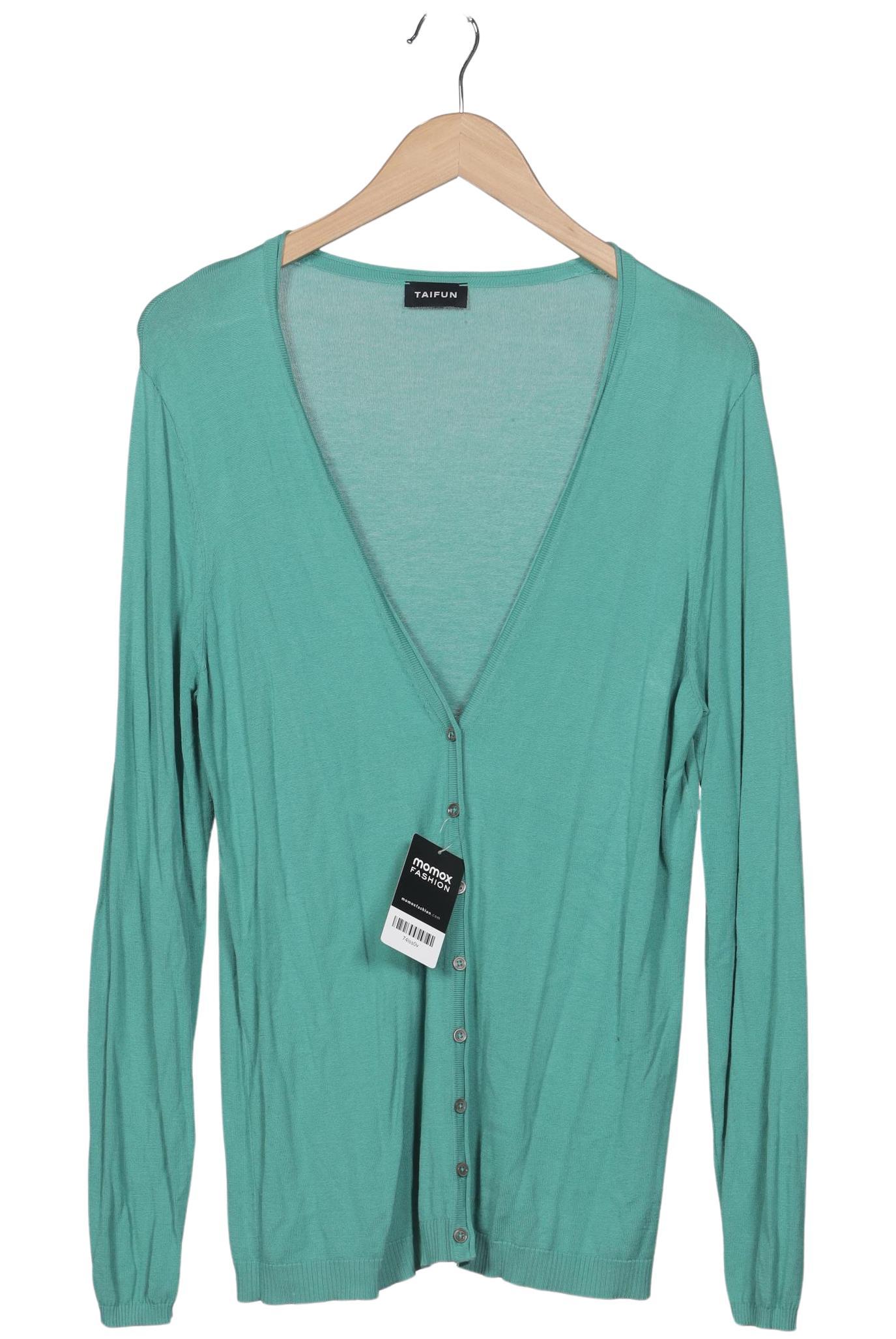 

Taifun Damen Strickjacke, türkis, Gr. 44