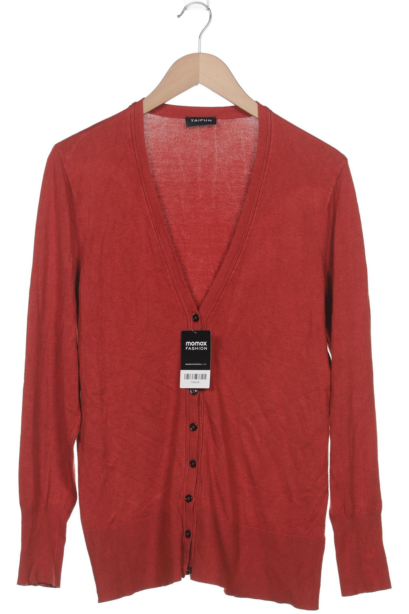 

Taifun Damen Strickjacke, rot, Gr. 46