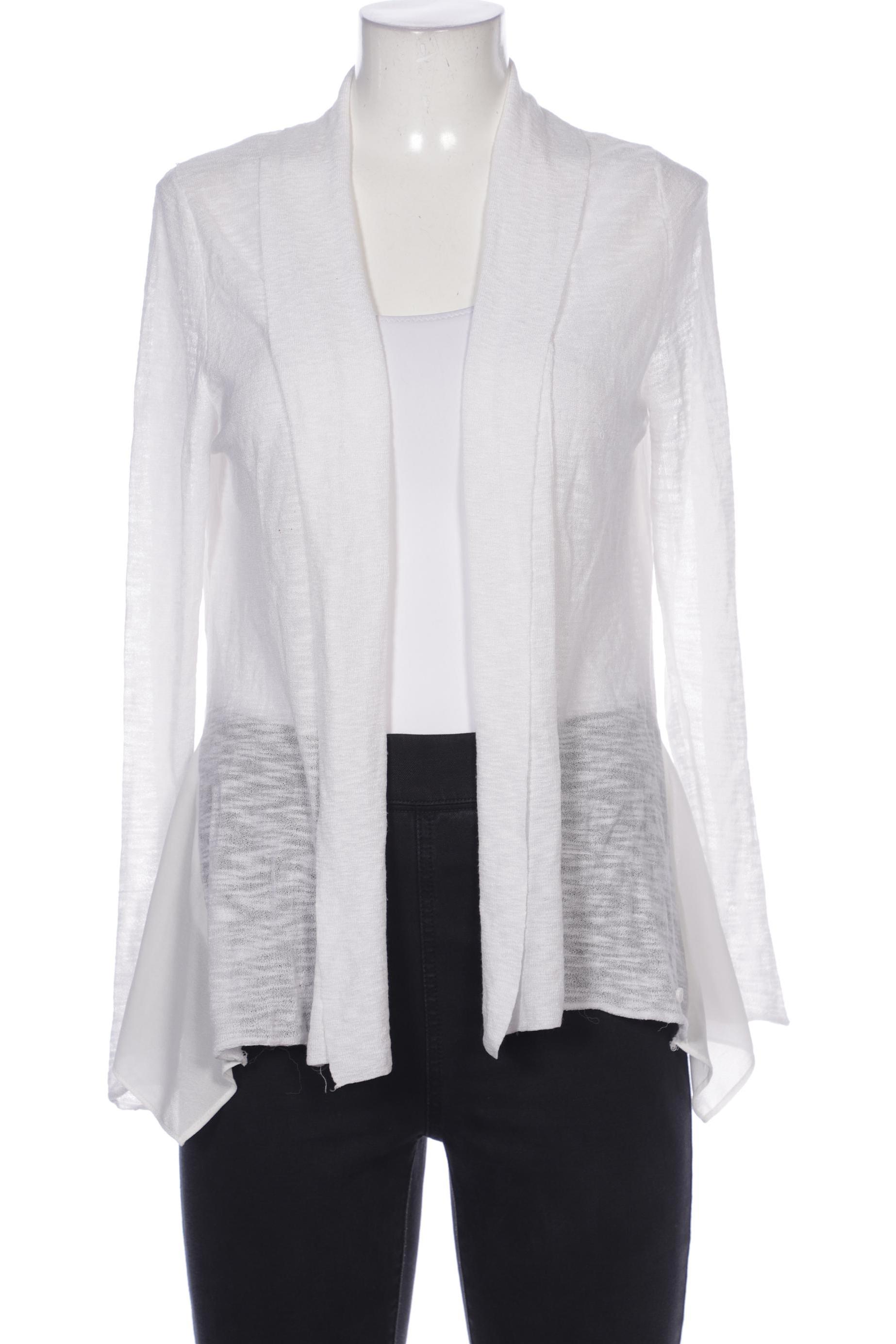 

Taifun Damen Strickjacke, weiß, Gr. 38