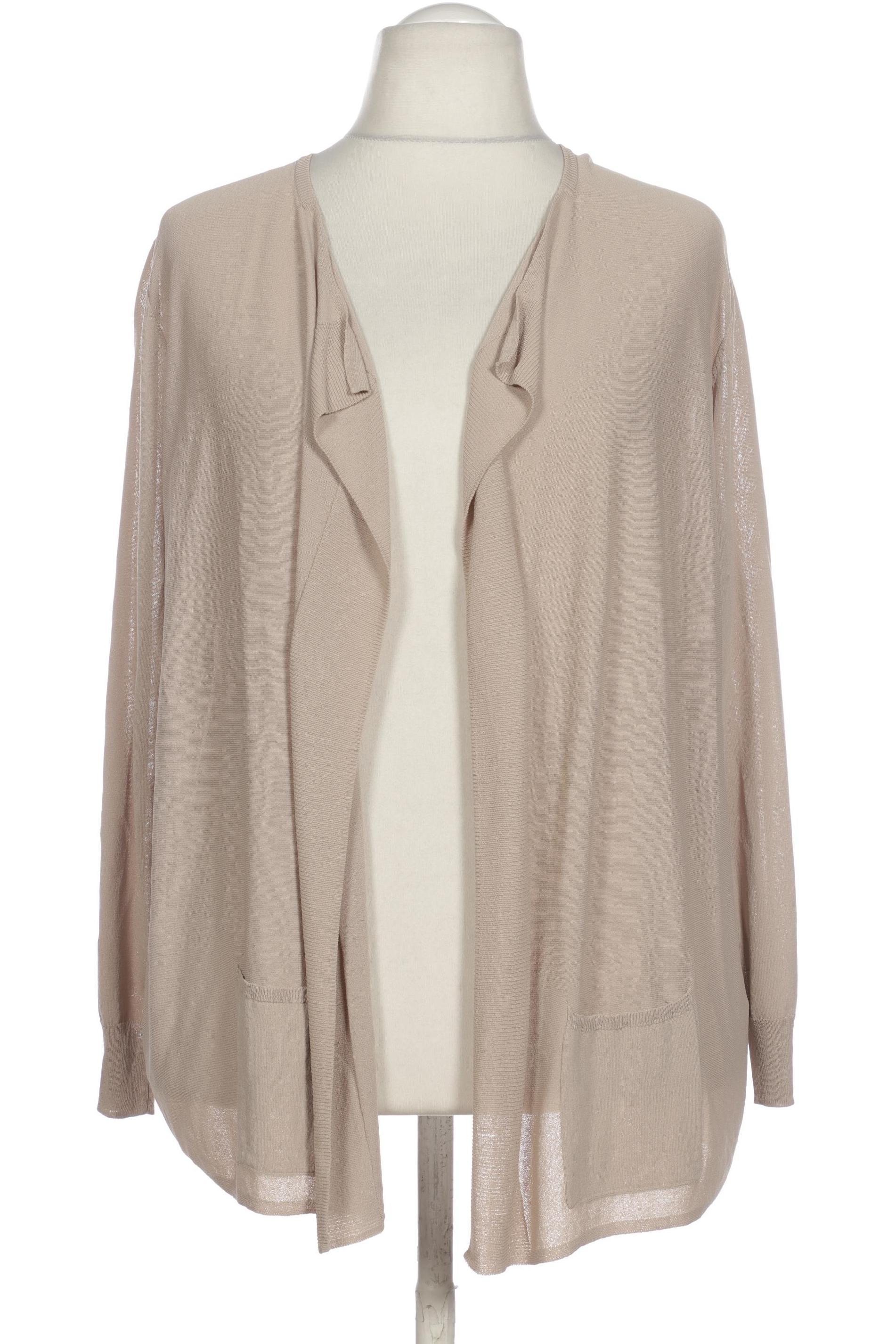 

Taifun Damen Strickjacke, beige, Gr. 46