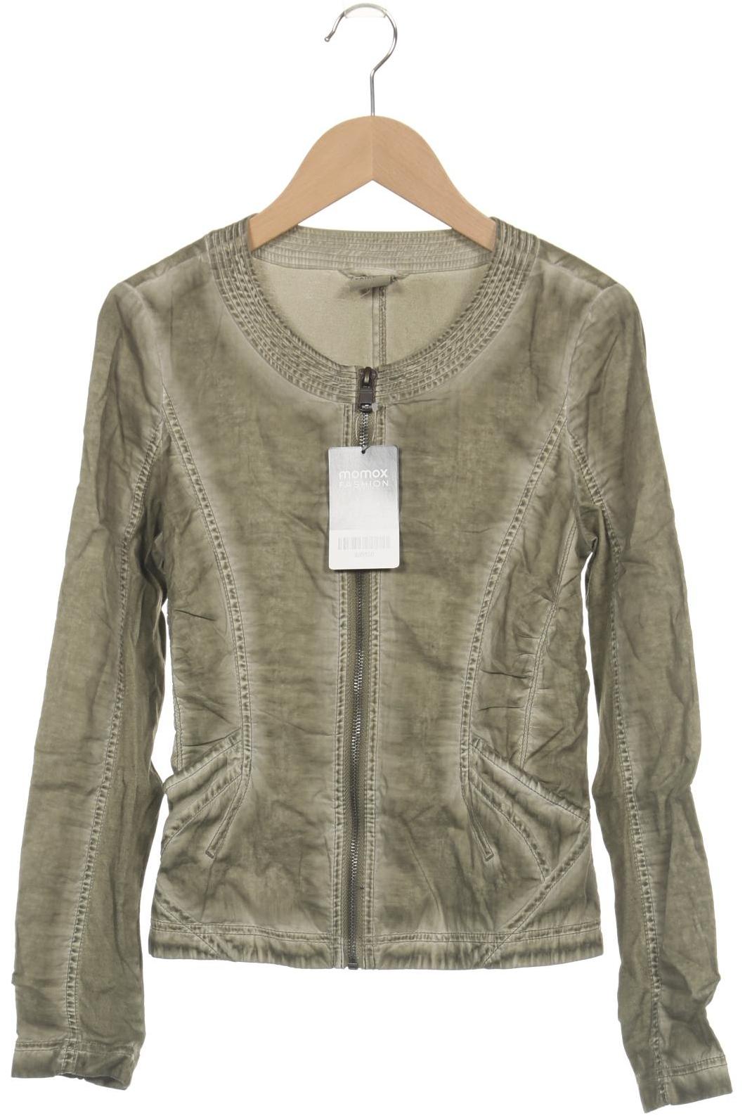 

Taifun Damen Strickjacke, grün, Gr. 34